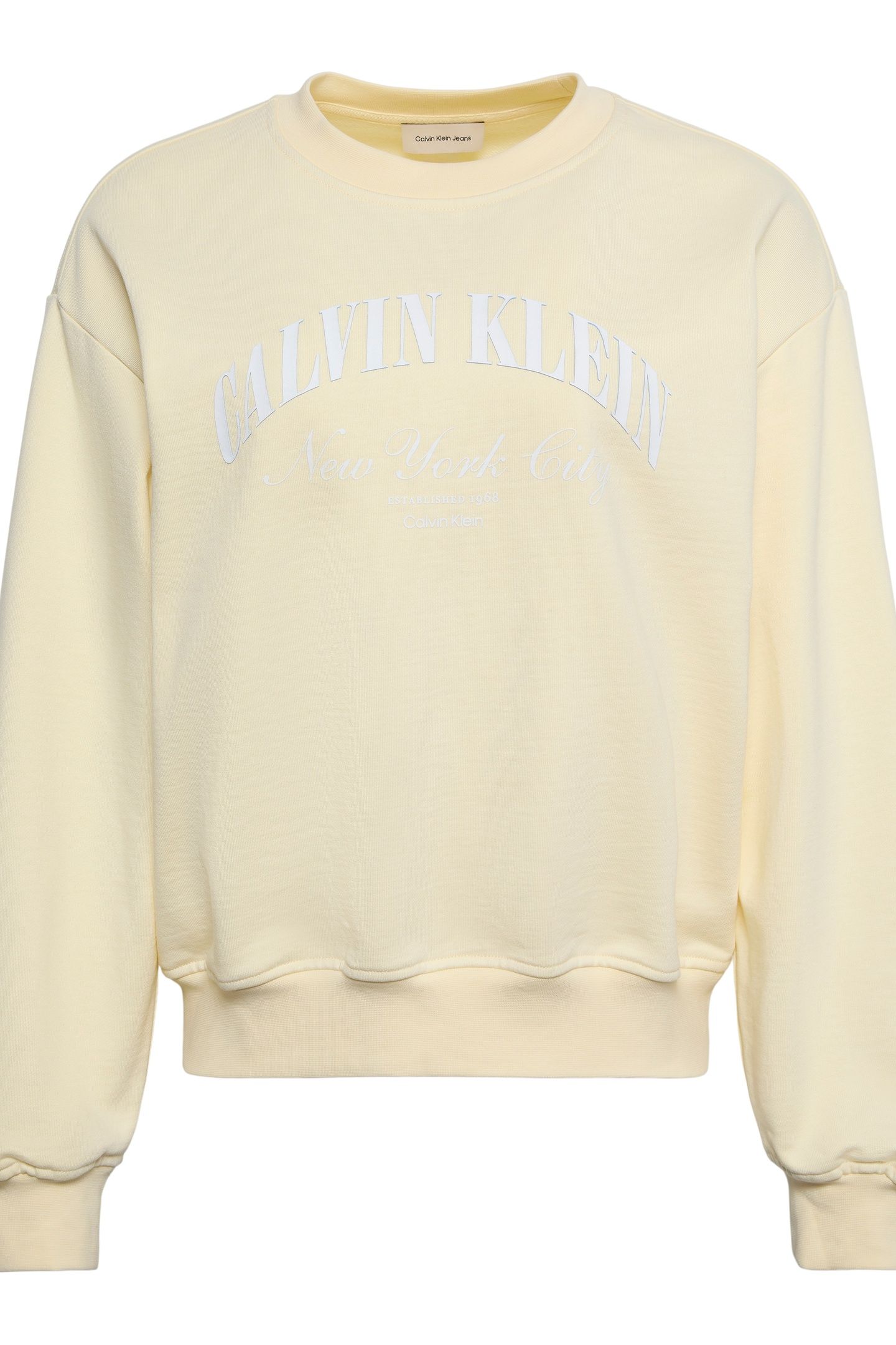 LOGO GRAPHIC CREWNECK PEAR SORBET 4