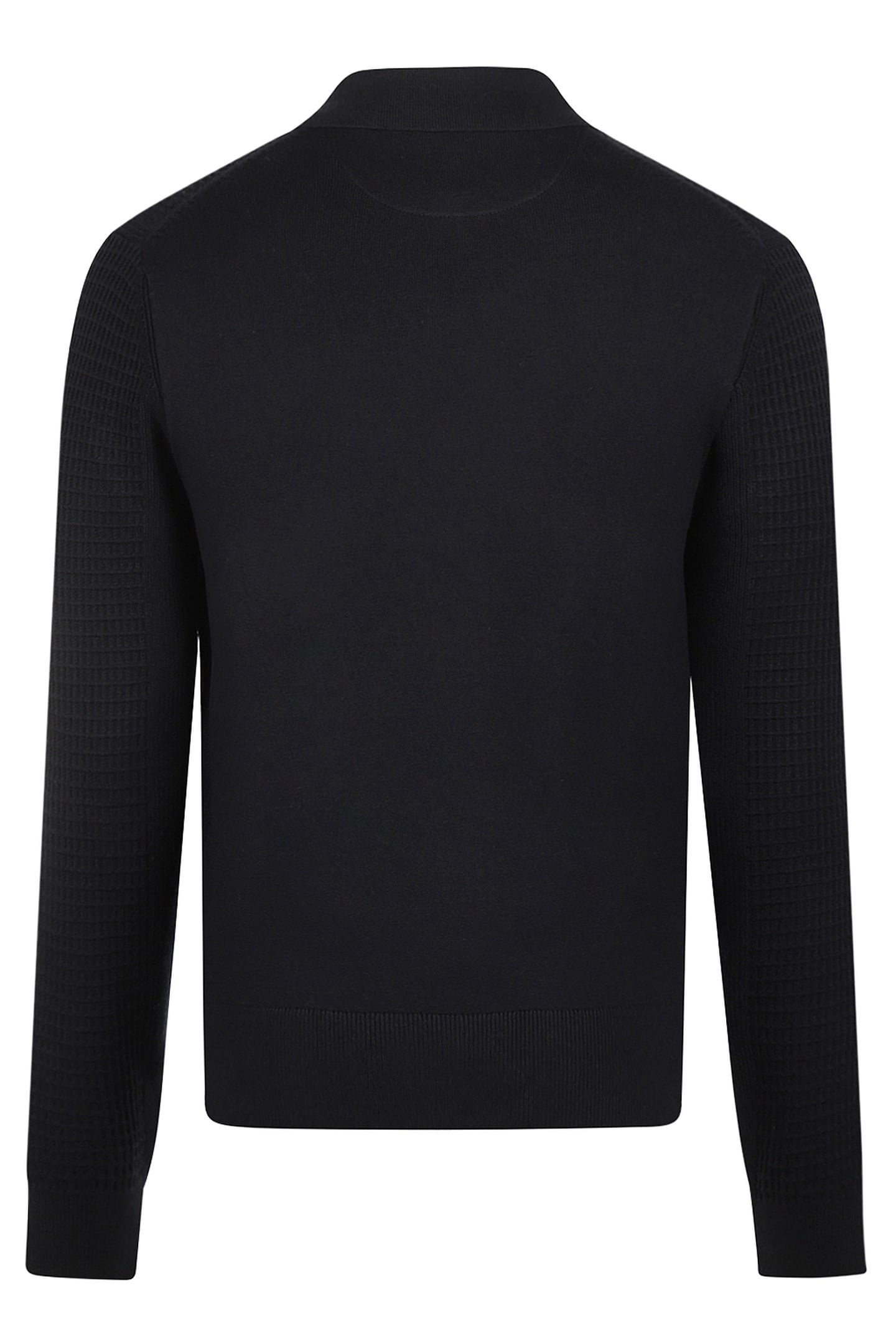 STRUCTURED POLO SWEATER NAVY 2