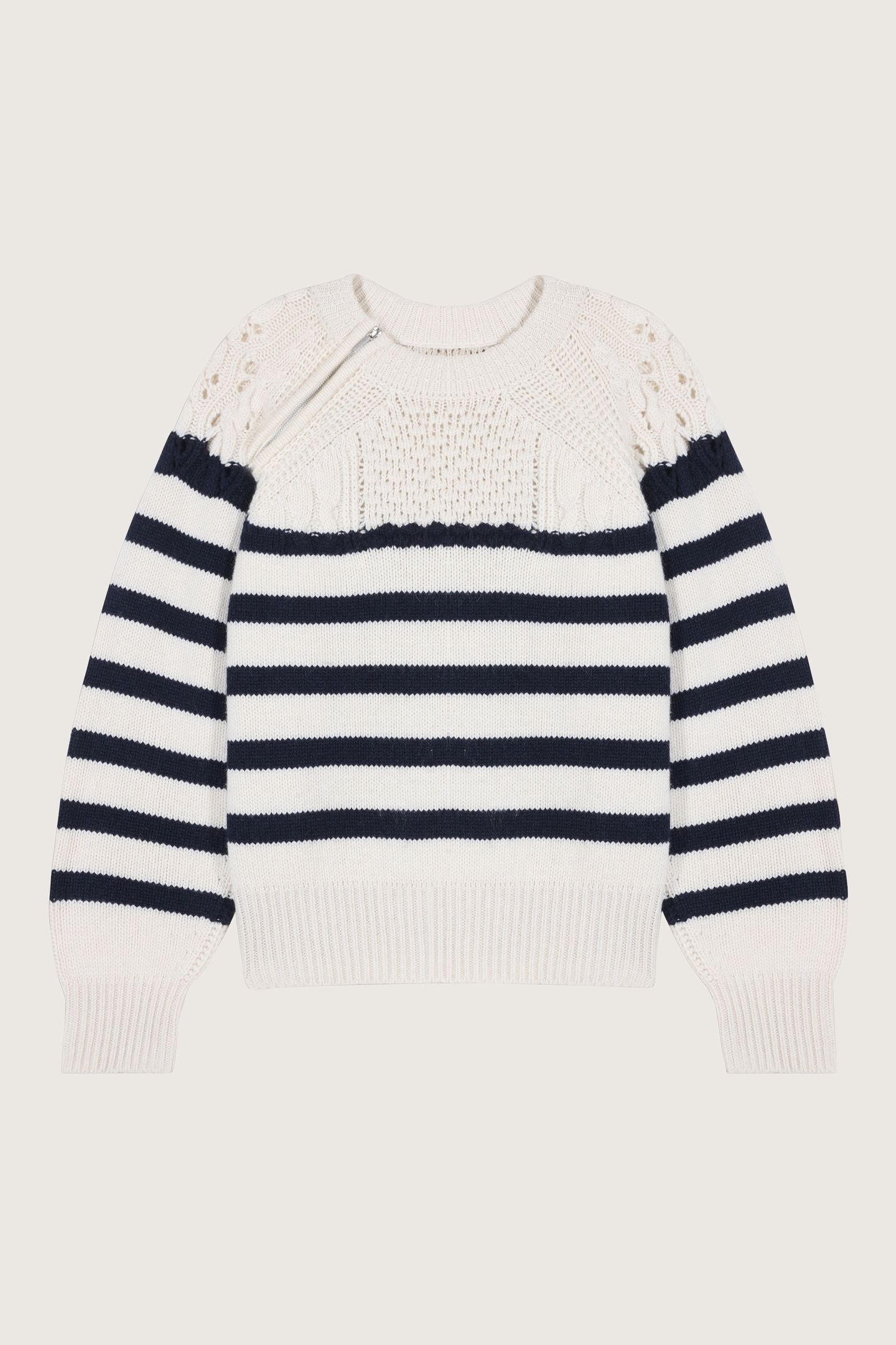 LONG SLEEVES KNIT ECRU 2