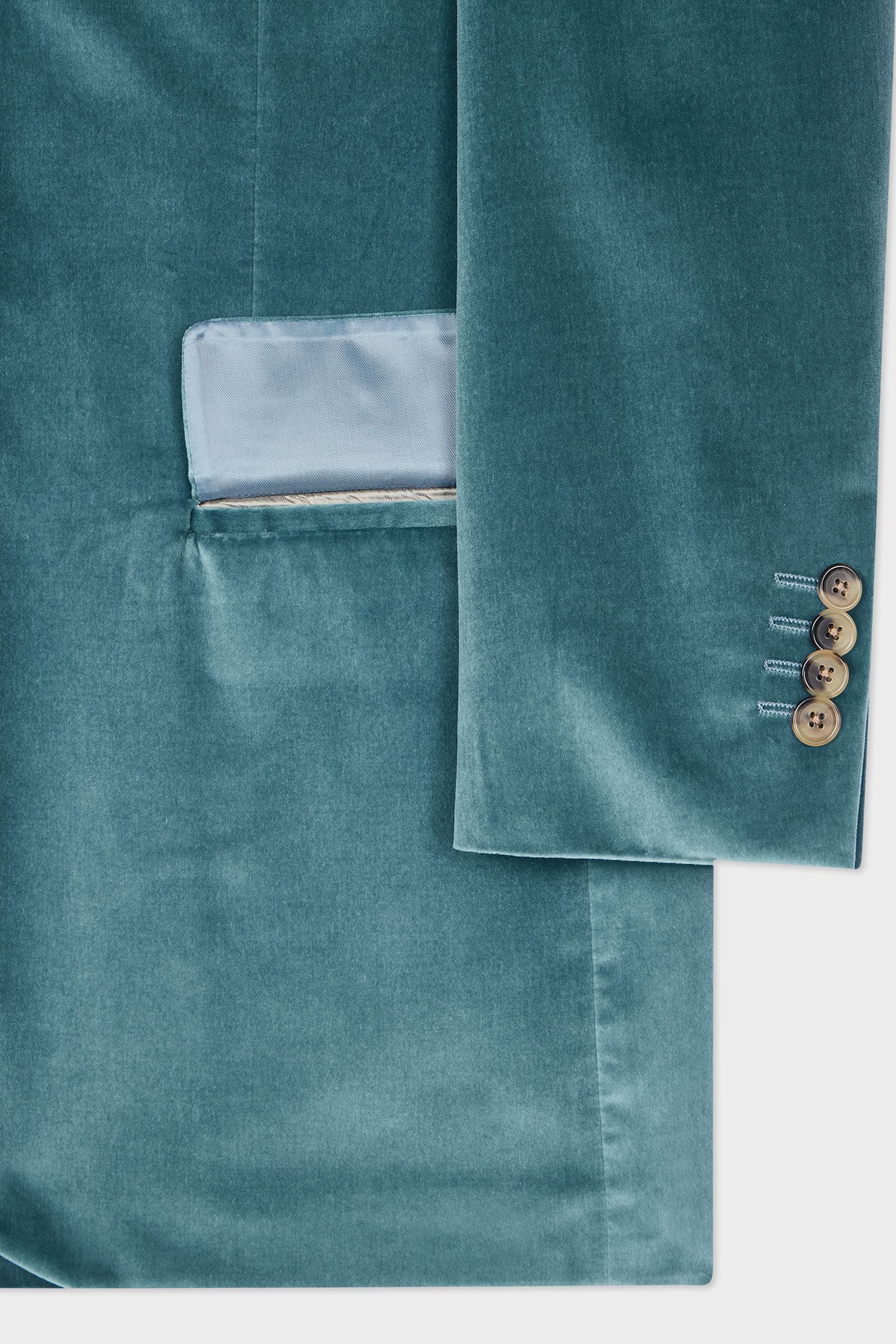 MENS TAILORED FIT 2 BUTTON JACKET GREYISH BLUE 7