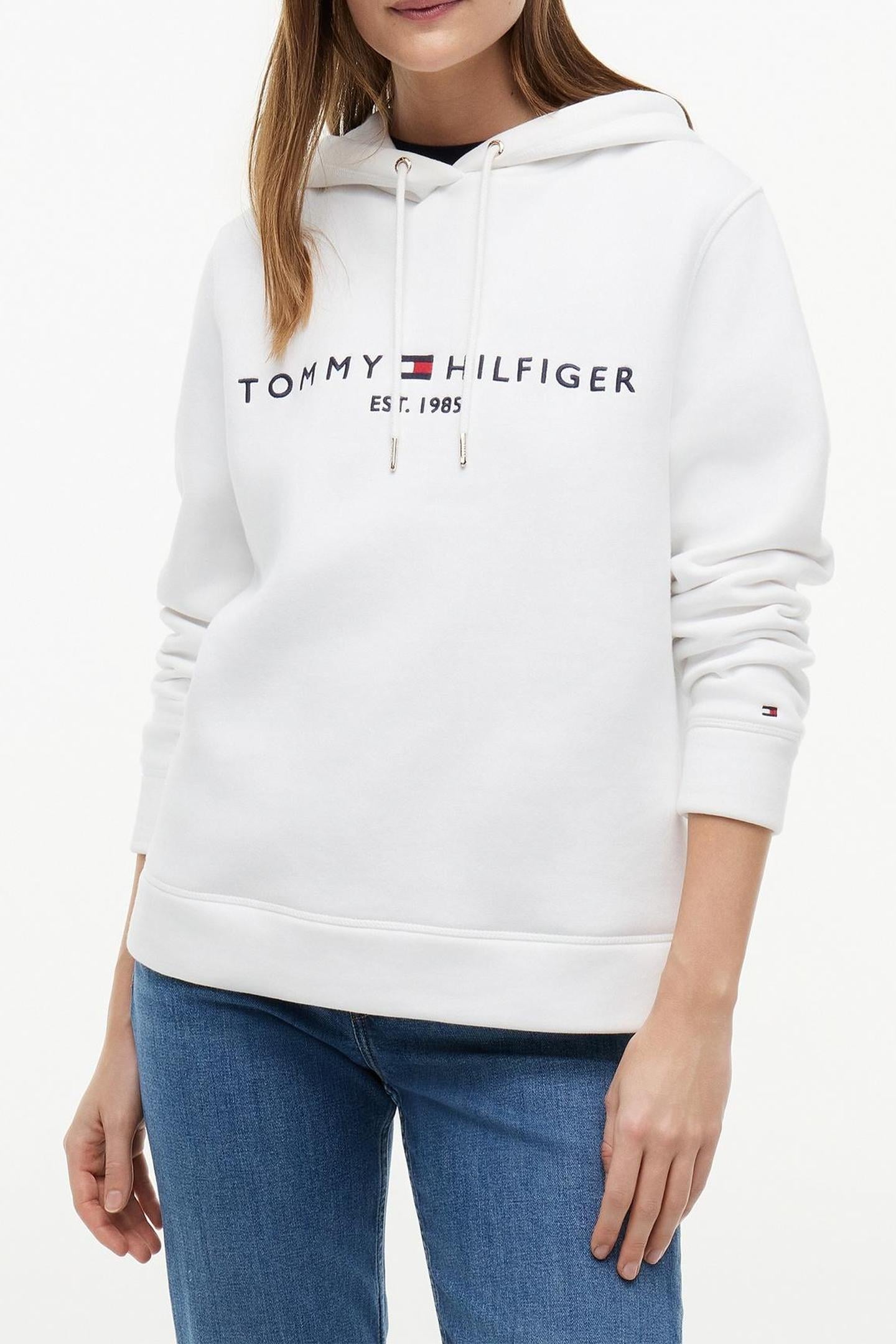 HERITAGE HILFIGER HOODIE WHITE 1