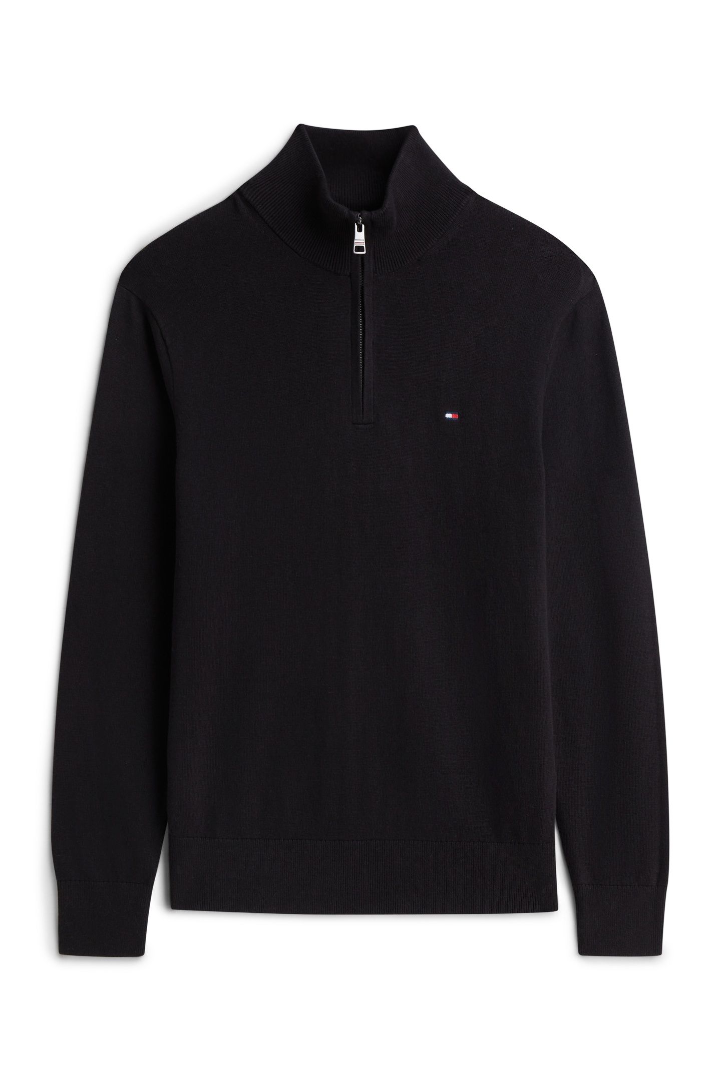 PIMA COTTON CASHMERE SWEATER BLACK 4