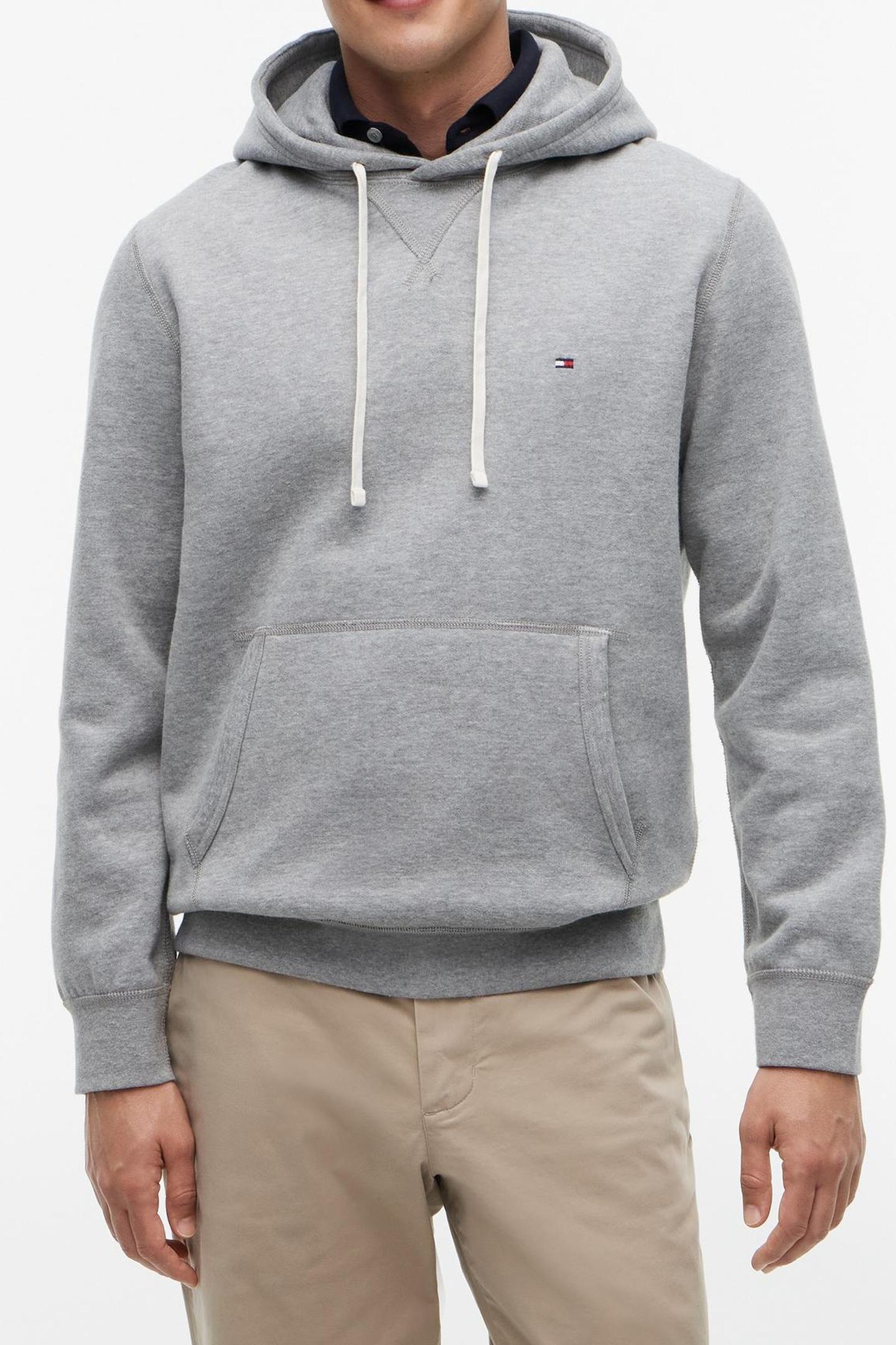 ESSENTIAL FLEECE HOODIE MEDIUM GREY HEATHER 6