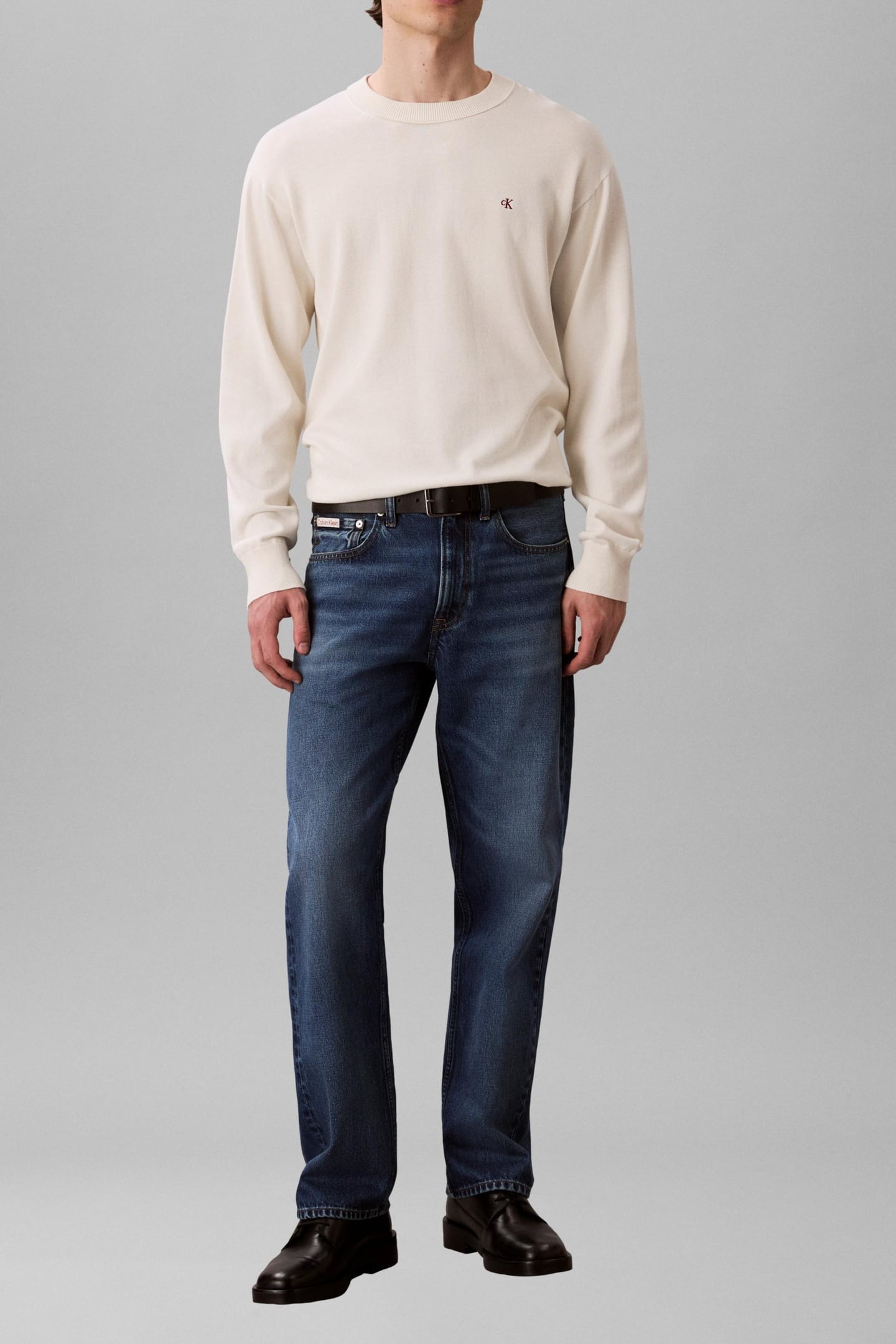 LS COTTON RELAXED CREWNECK TOFU 3