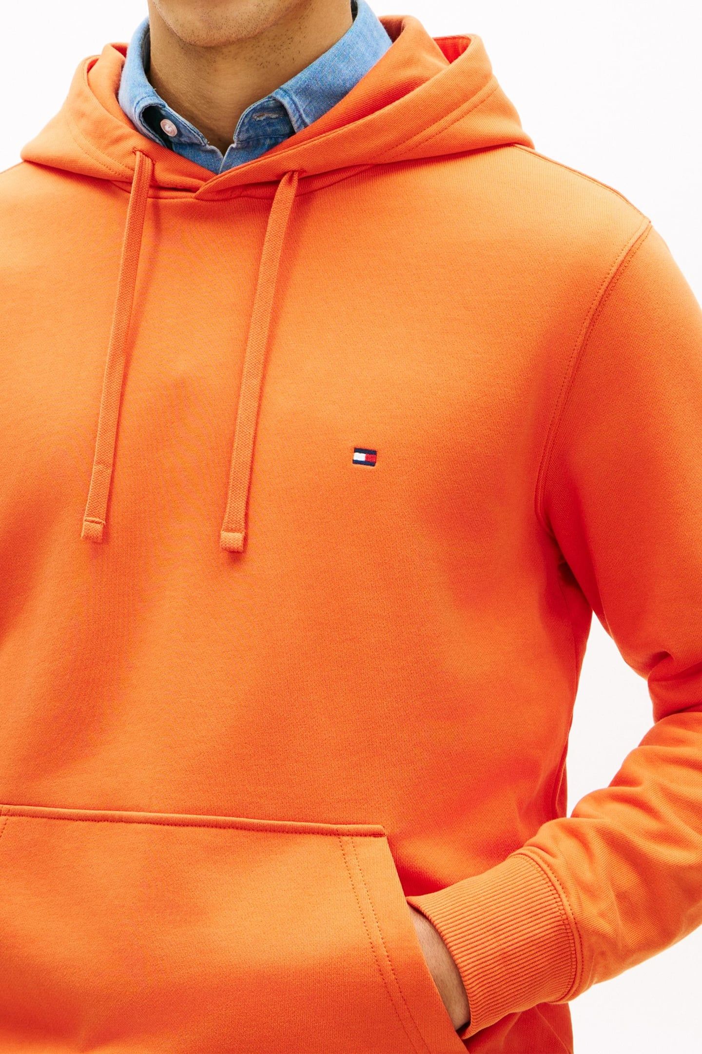 ESSENTIAL TERRY HOODIE BRILLIANT ORANGE 6