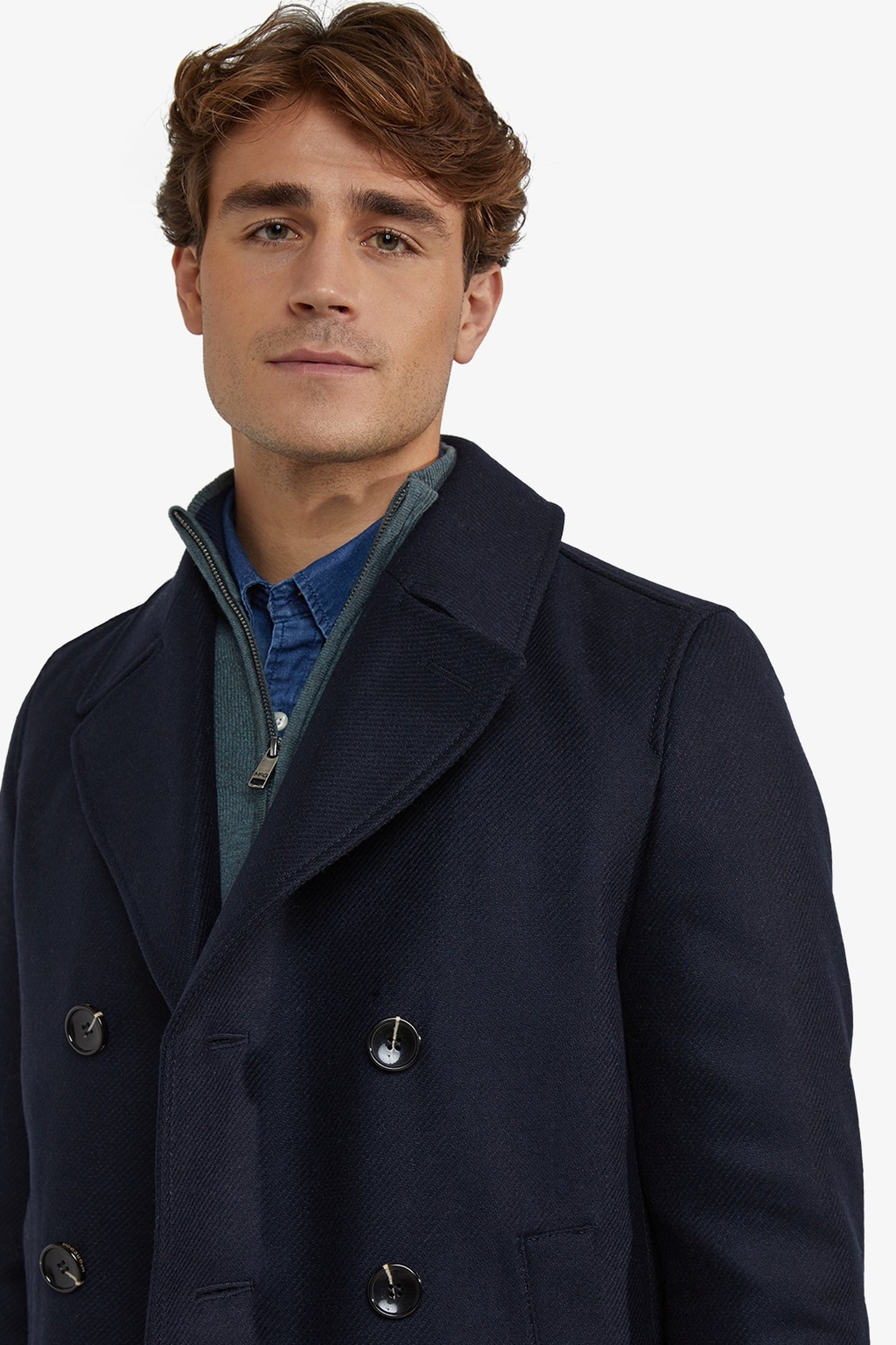 WOOL PEACOAT NAVY 6