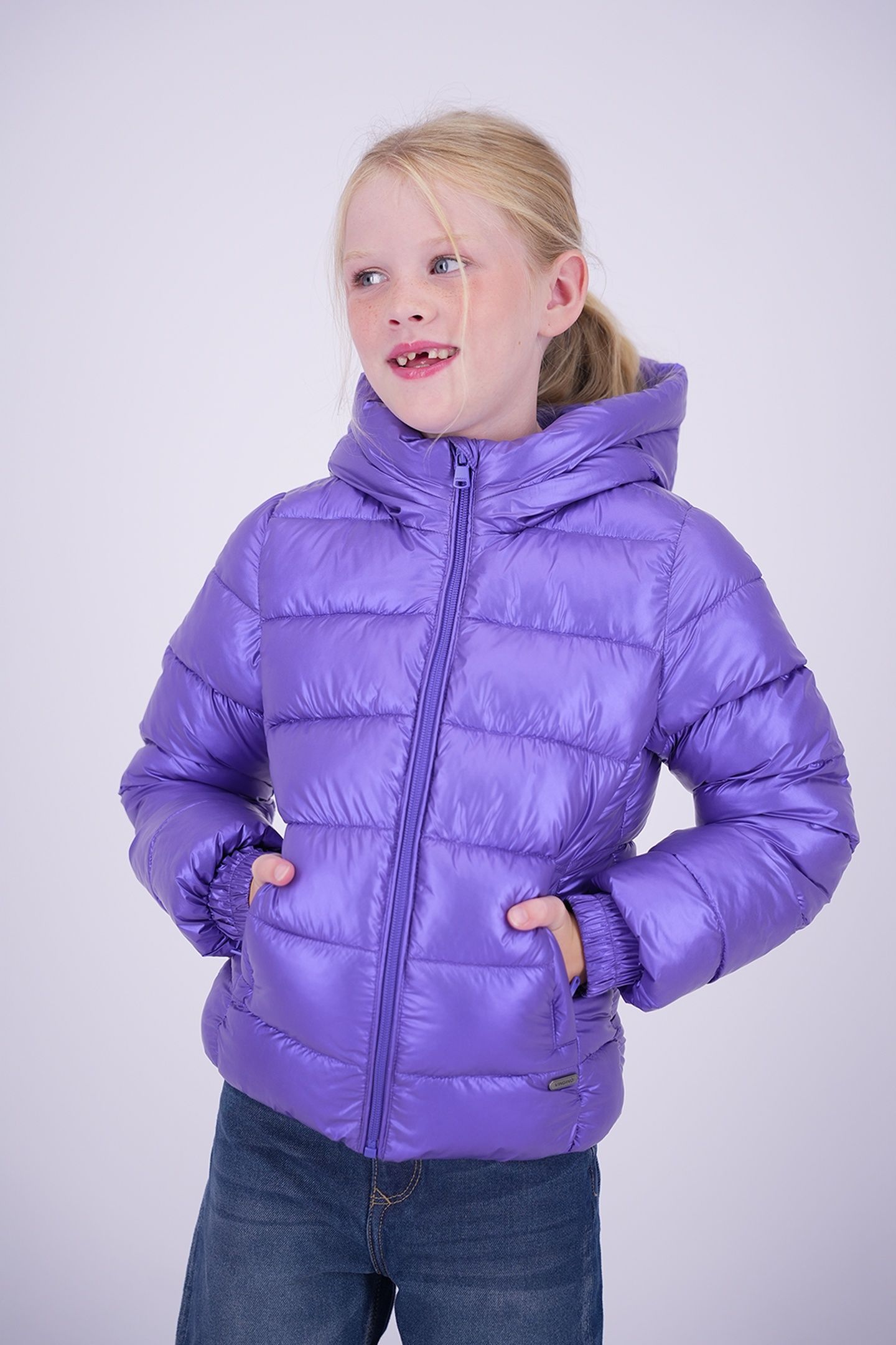 GIRLS TIAMME JACKET OUTDOOR VIOLA PURPLE 3