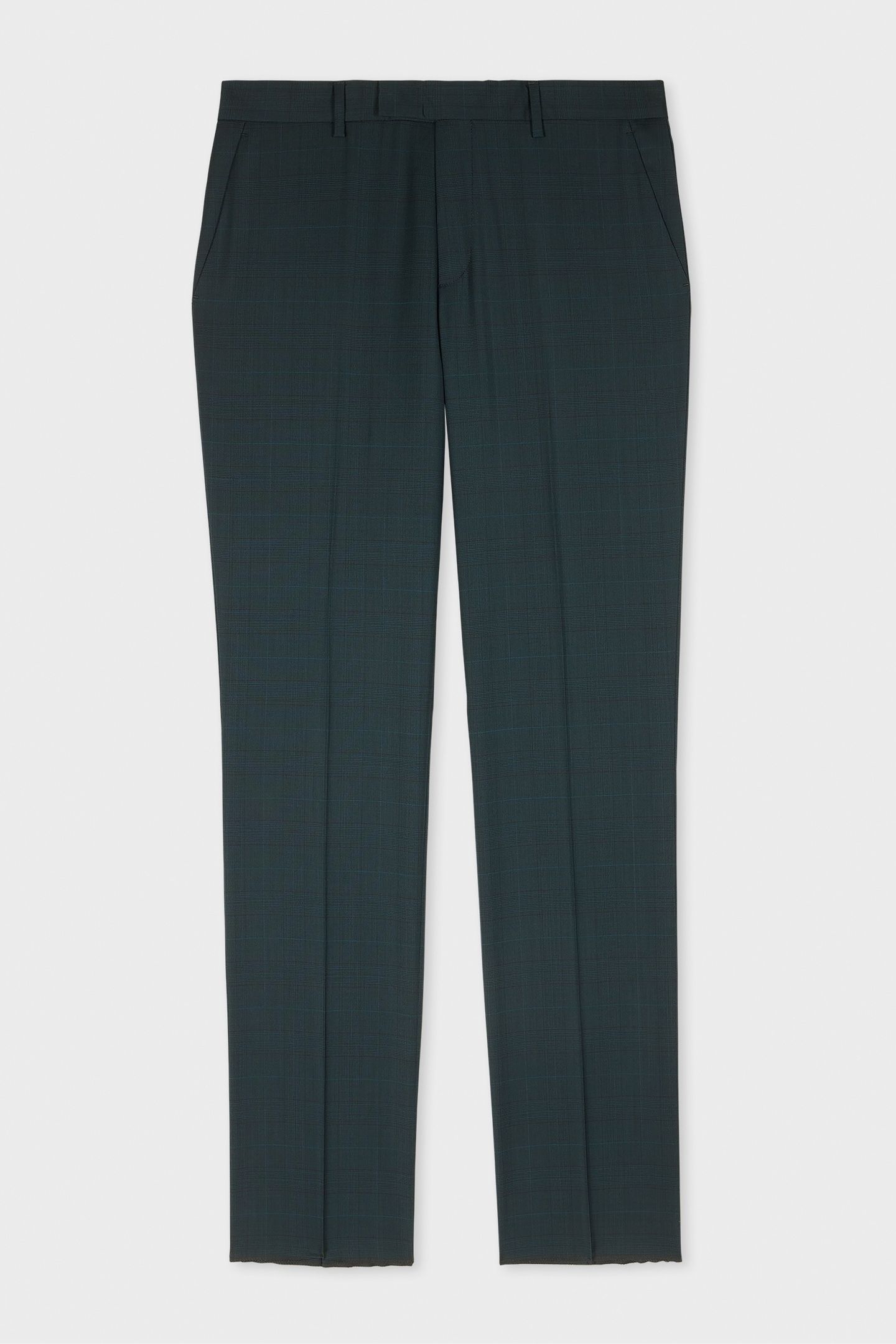 MENS TAILORED FIT 2BTN SUIT PETROL GREEN 6