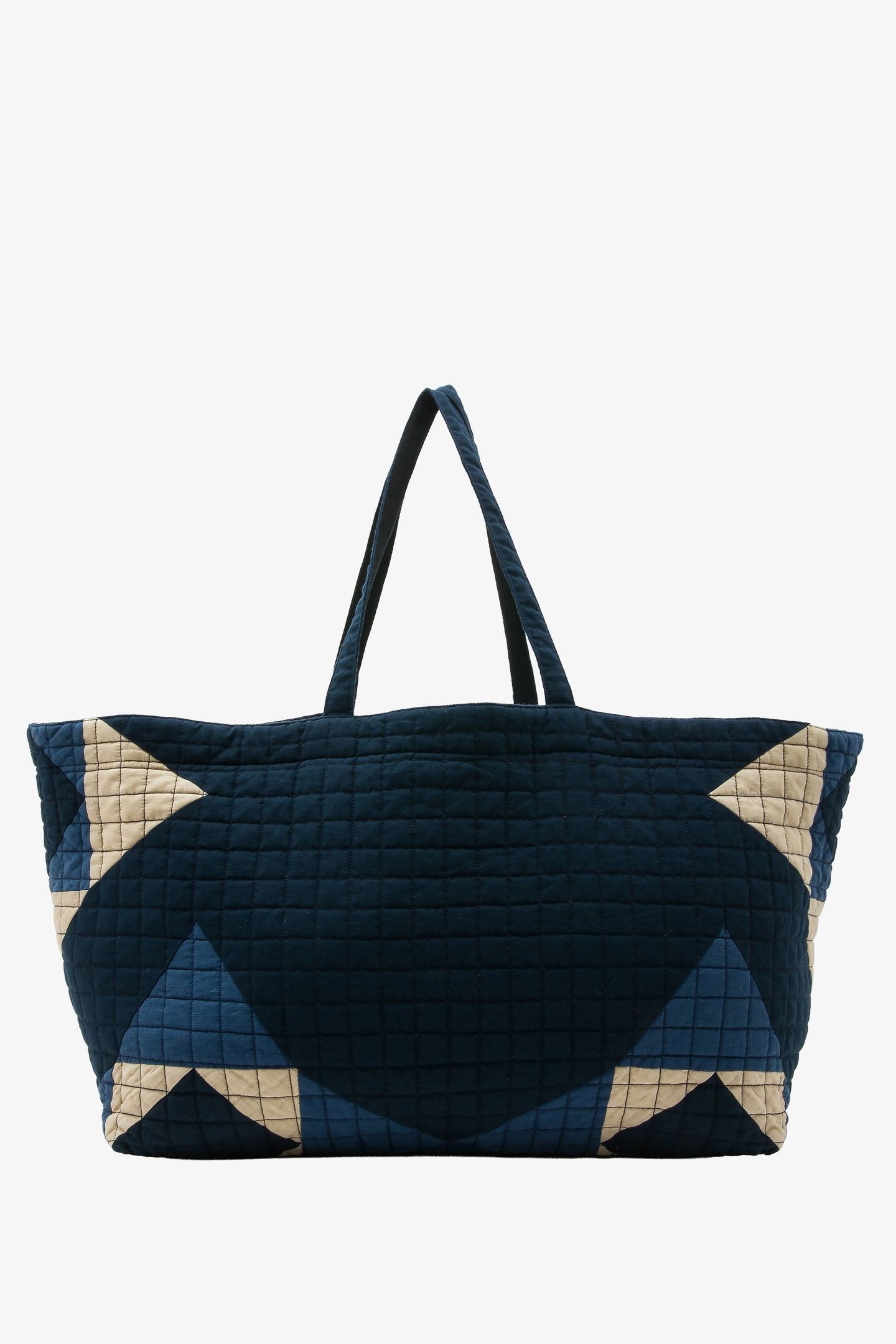 UNISEX THE SHOPPING BAG QUILTED INDIGO 1