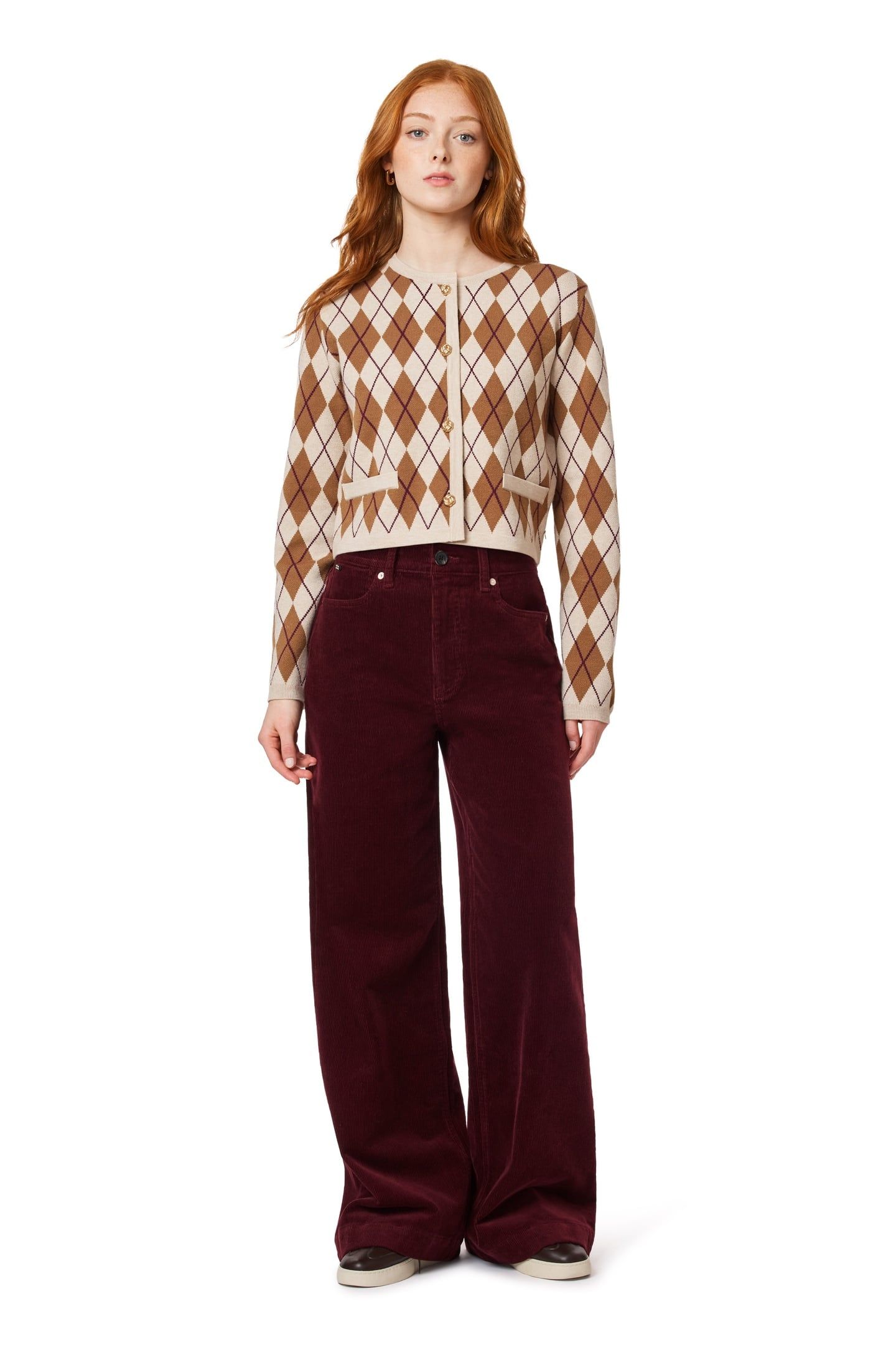 SWEATER OATMEAL HEATHER/FOT TROT 3