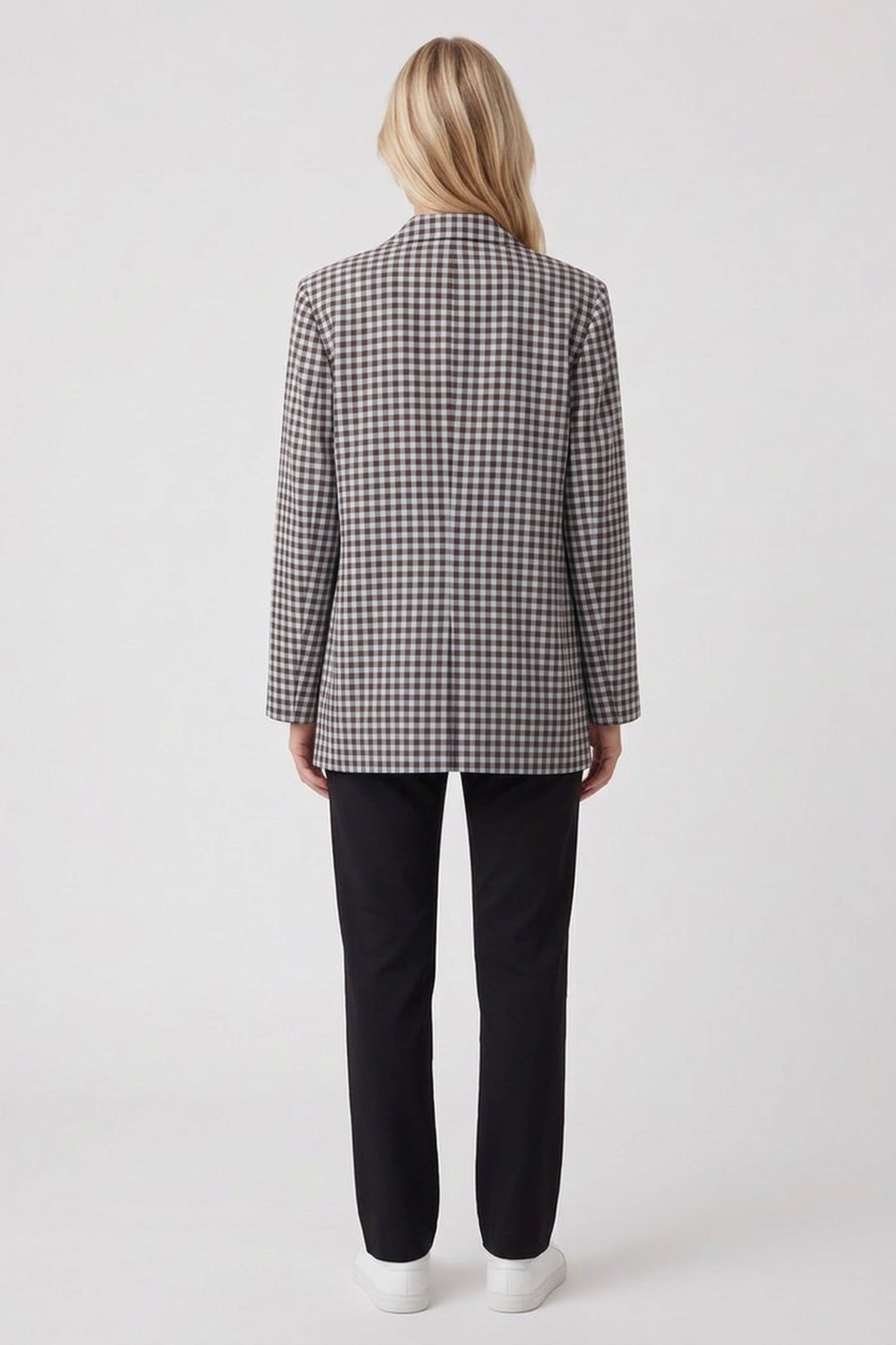 DOPA CHECK BLAZER BROWN 2