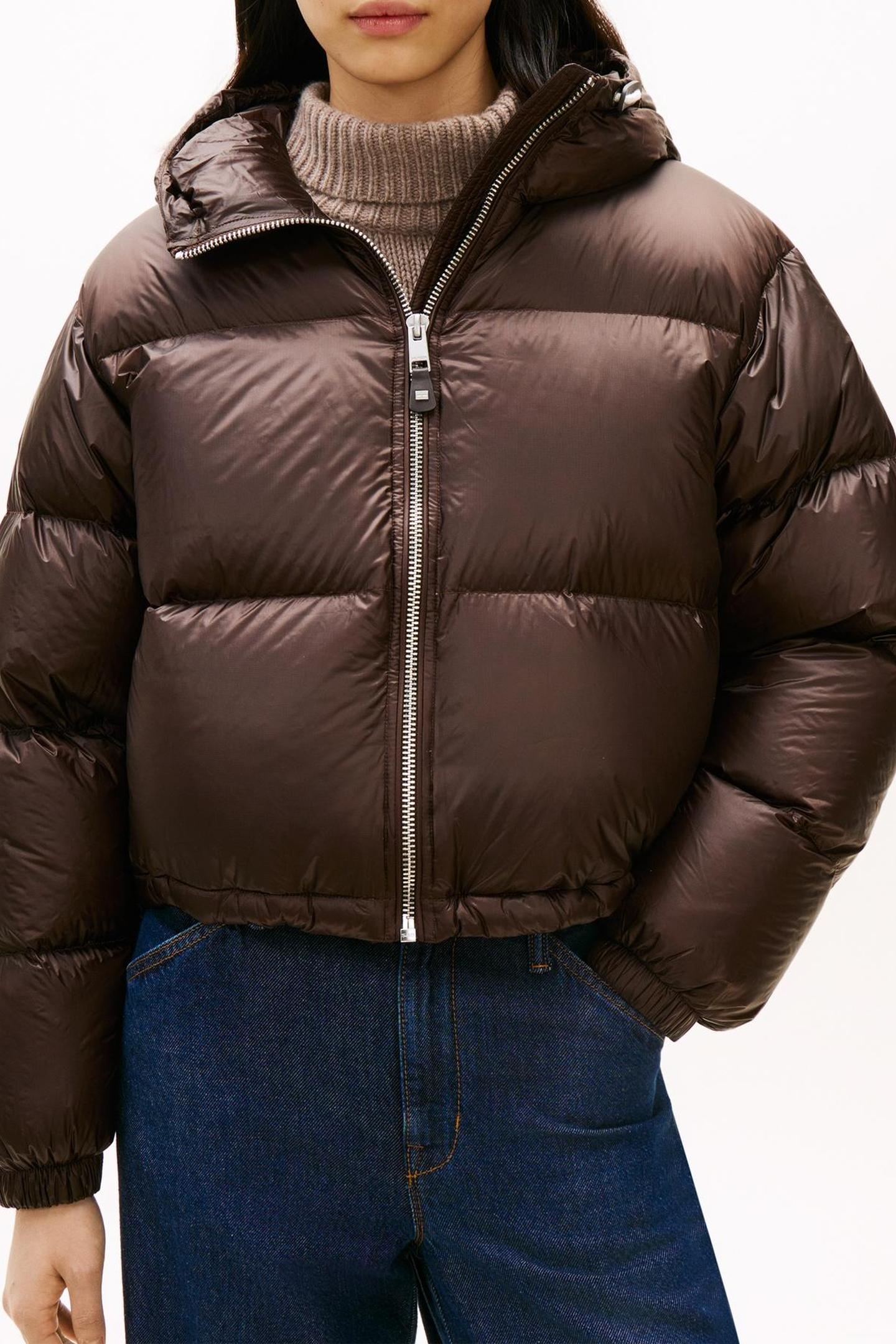 SUPER LIGHT HIGH WAISTED DOWN DARK COFFEE 5