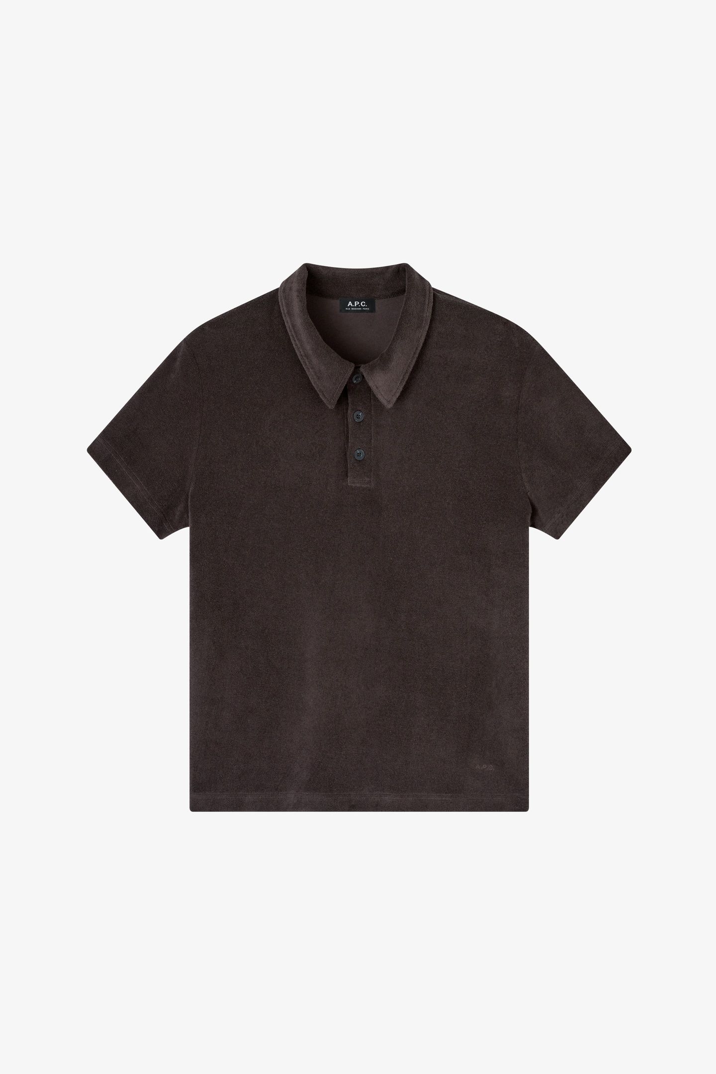 UNISEX POLO SHORT SLEEVE BROWN 6