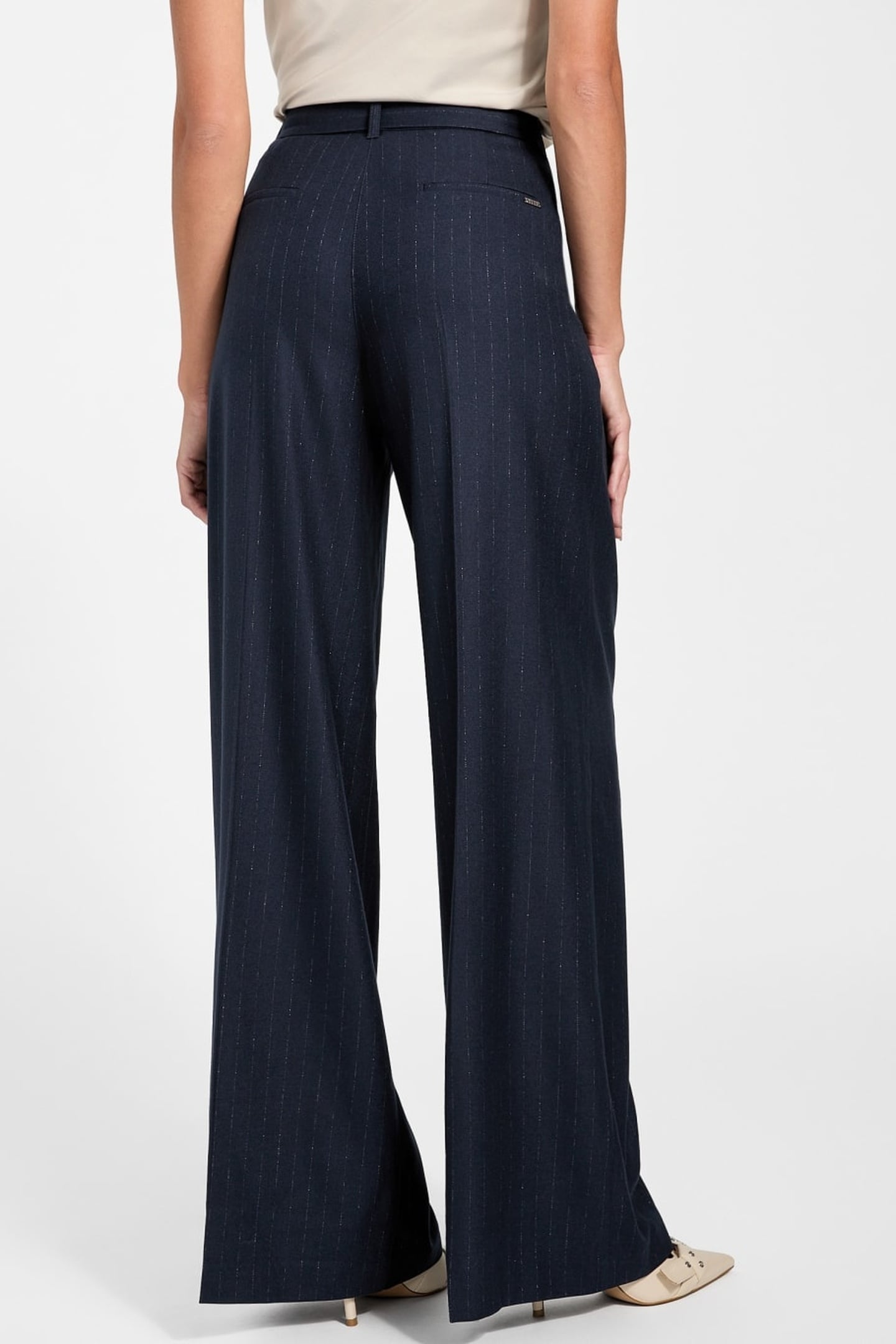 ZANITA PIN STRIPE RE SUITING BLUE PINSTRI 2