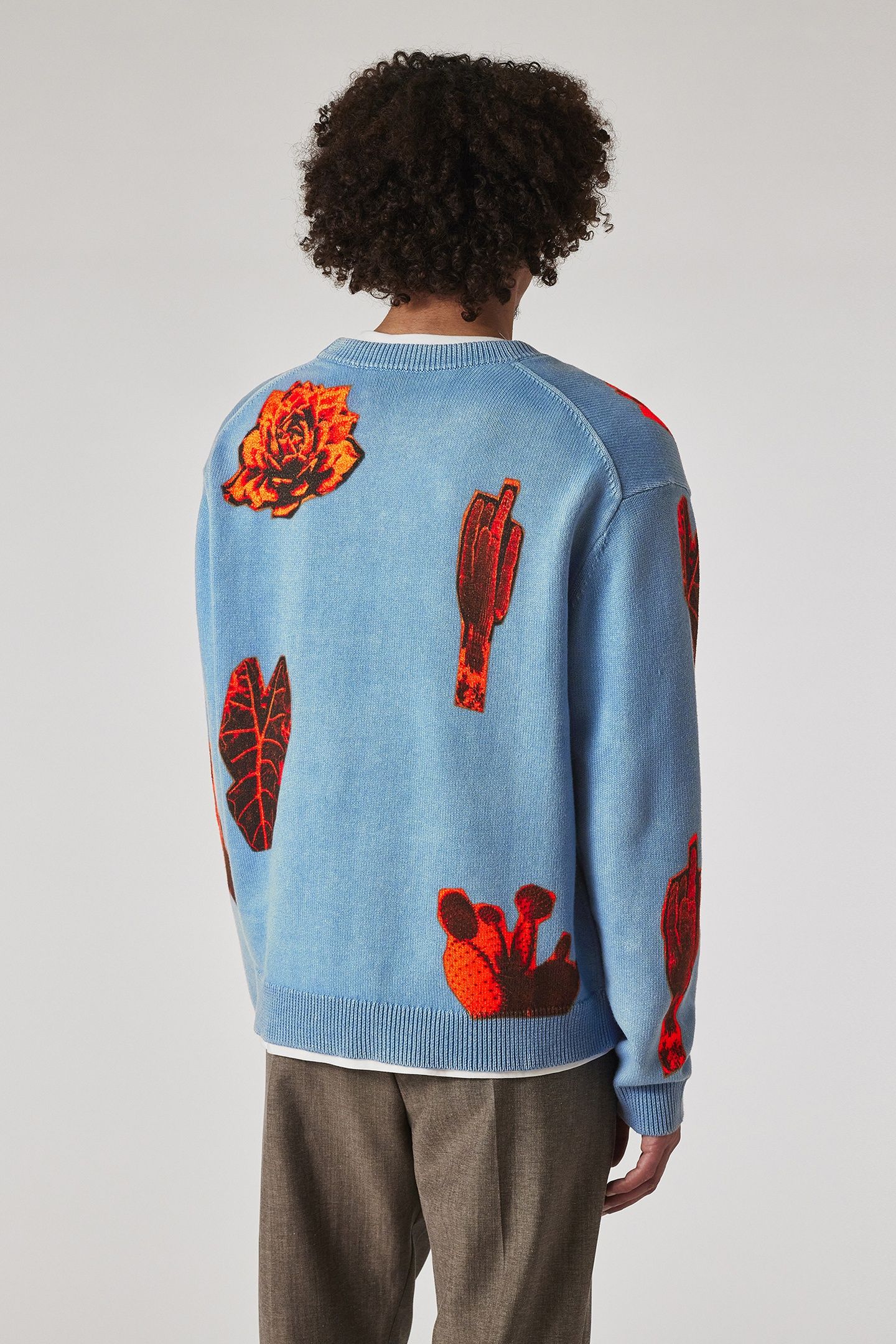 MENS SWEATER CREW NECK LIGHT BLUE 3