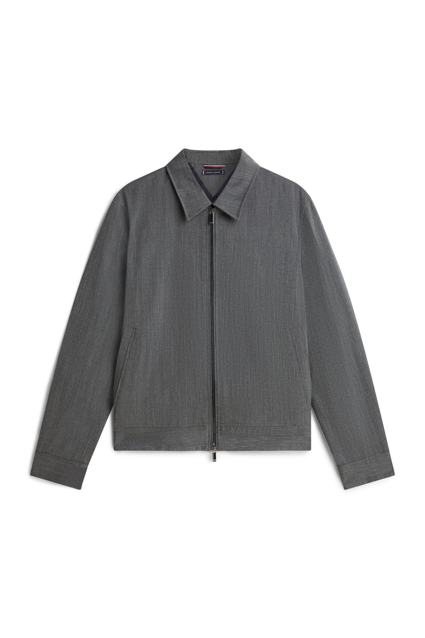 DC COOL WOOL SUITING JACKET CHARCOAL SMOKE 4
