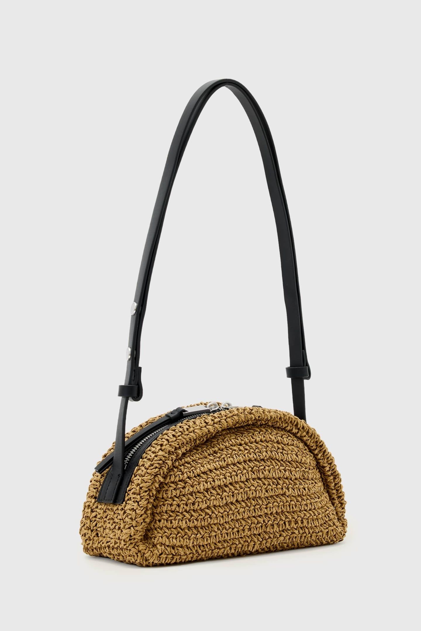 ROSALIE ARC RAFFIA BISCUIT BROWN 2