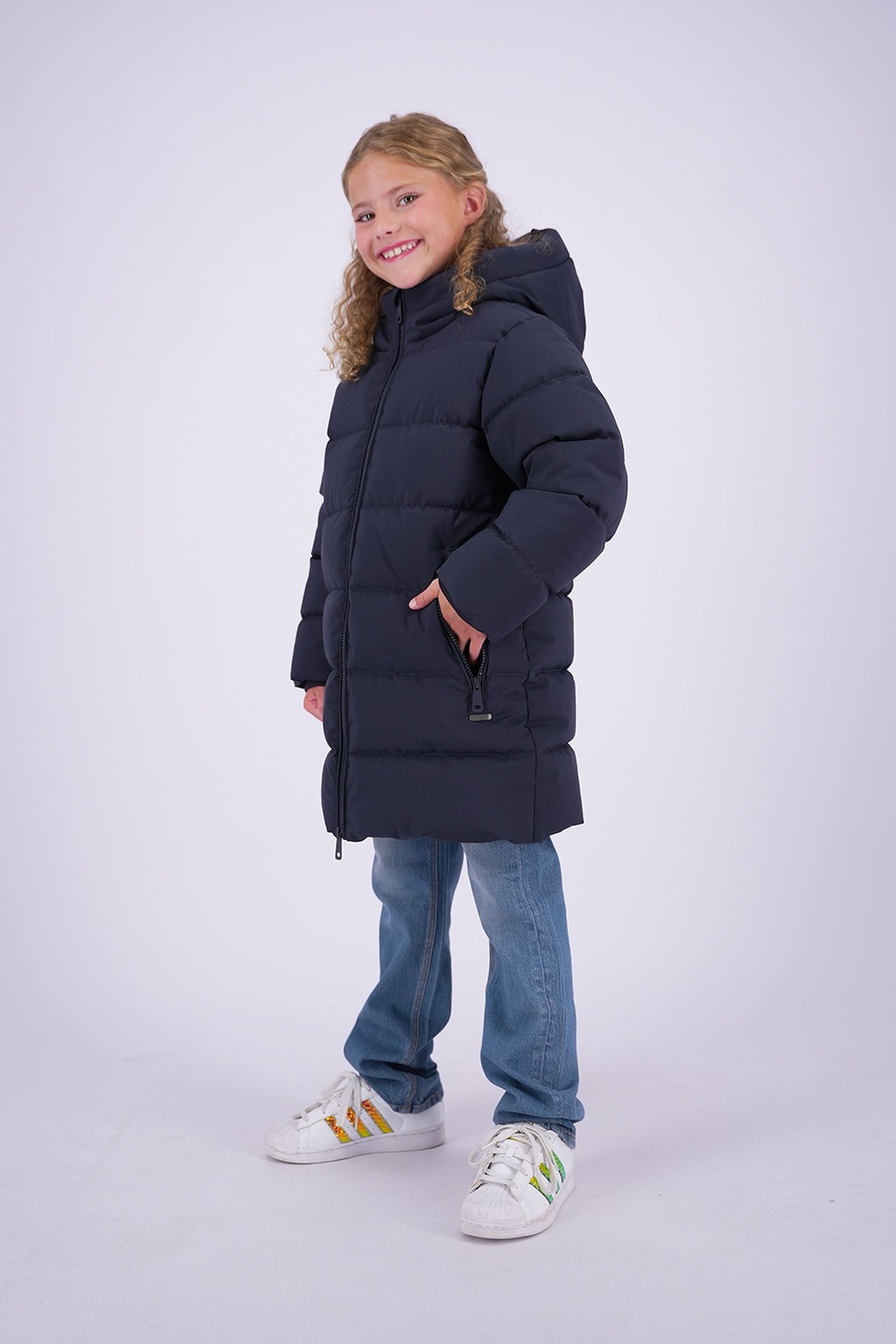 GIRLS TUNIA JACKET OUTDOOR DARK BLUE 1