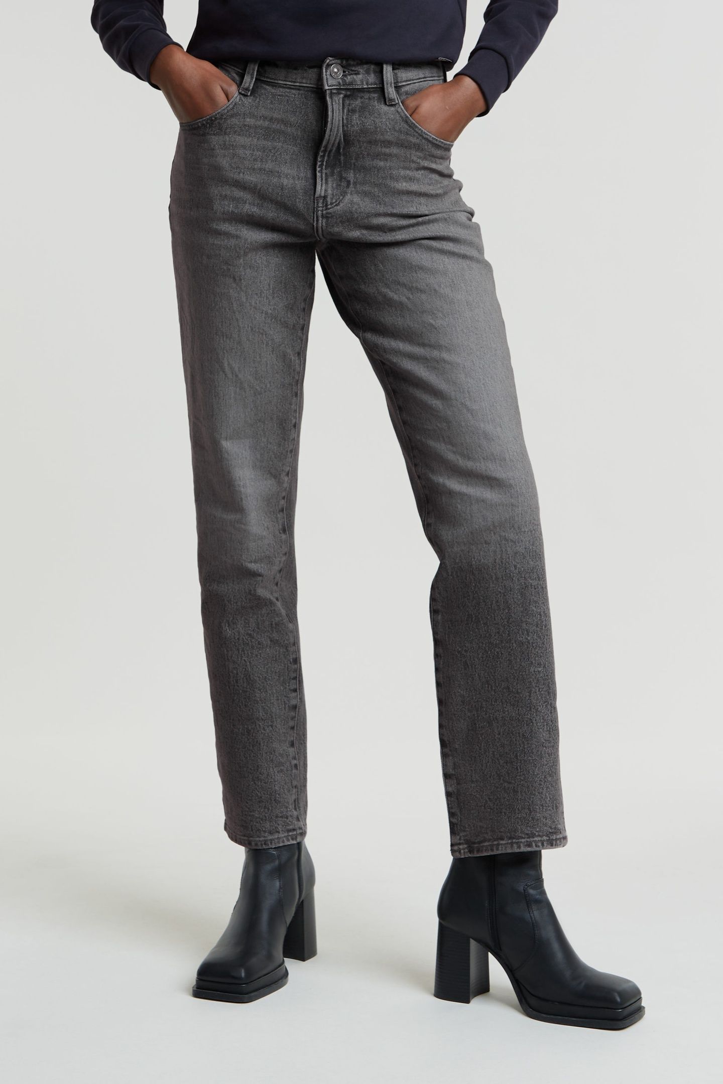 VIKTORIA HIGH STRAIGHT DARK GREY 1
