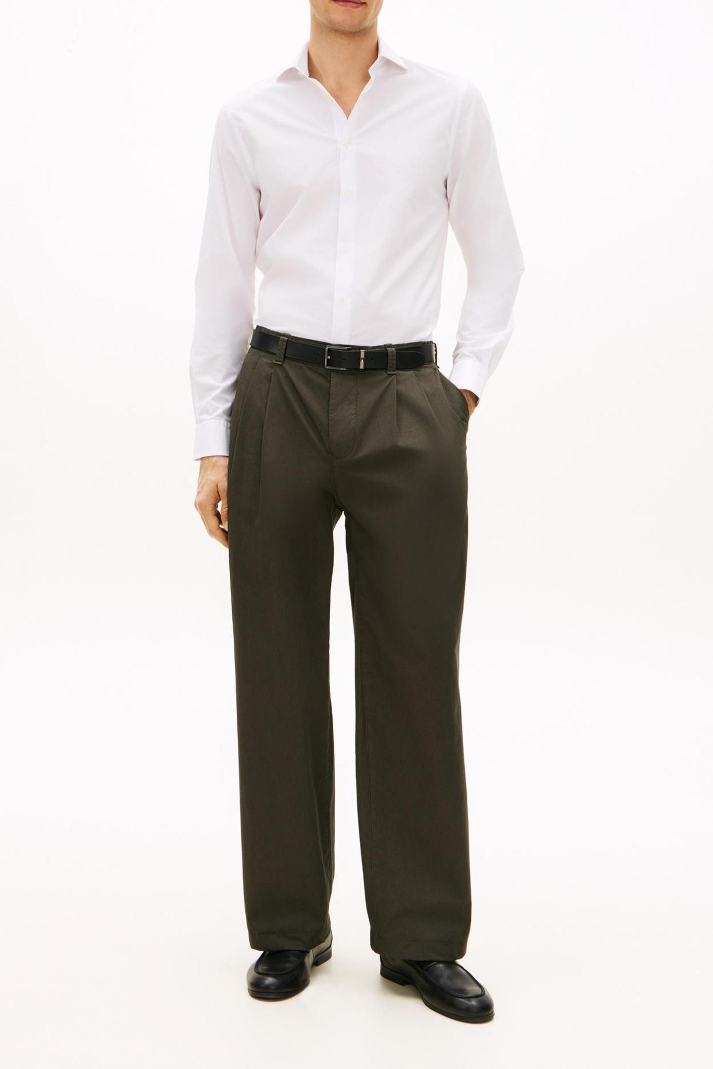 DC FLEX COLLAR SHIRT WHITE 1