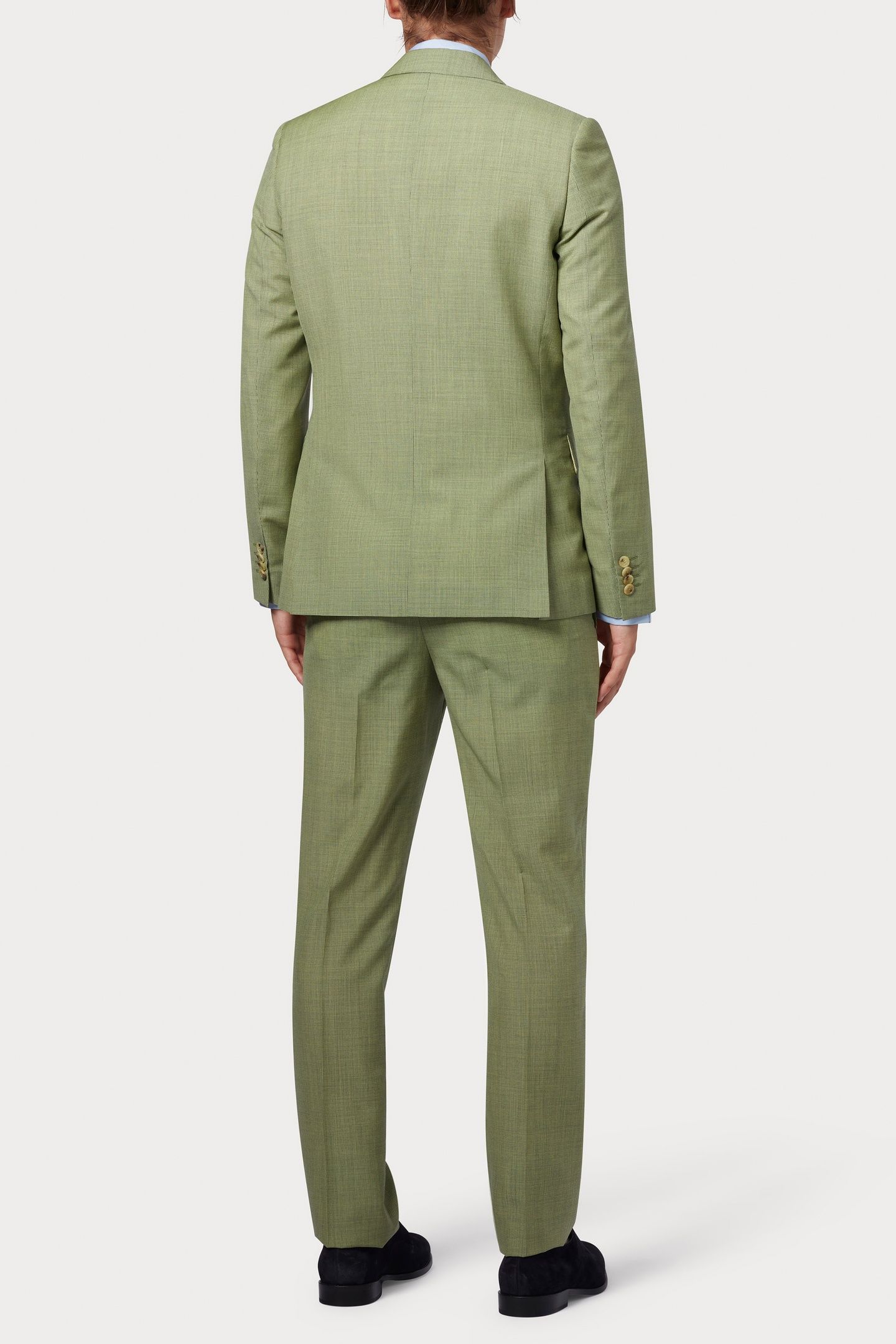MENS TAILORED FIT 2 BUTTON SUIT LEMON YELLOW 2