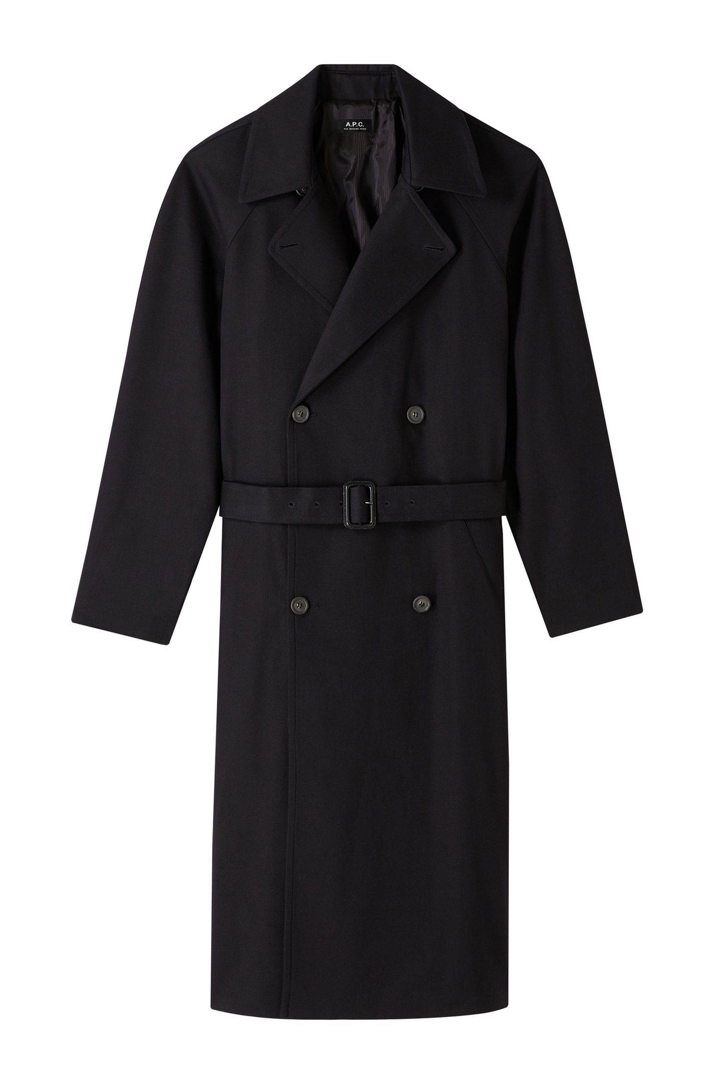 UNISEX TRENCH COAT LOU BLACK 2