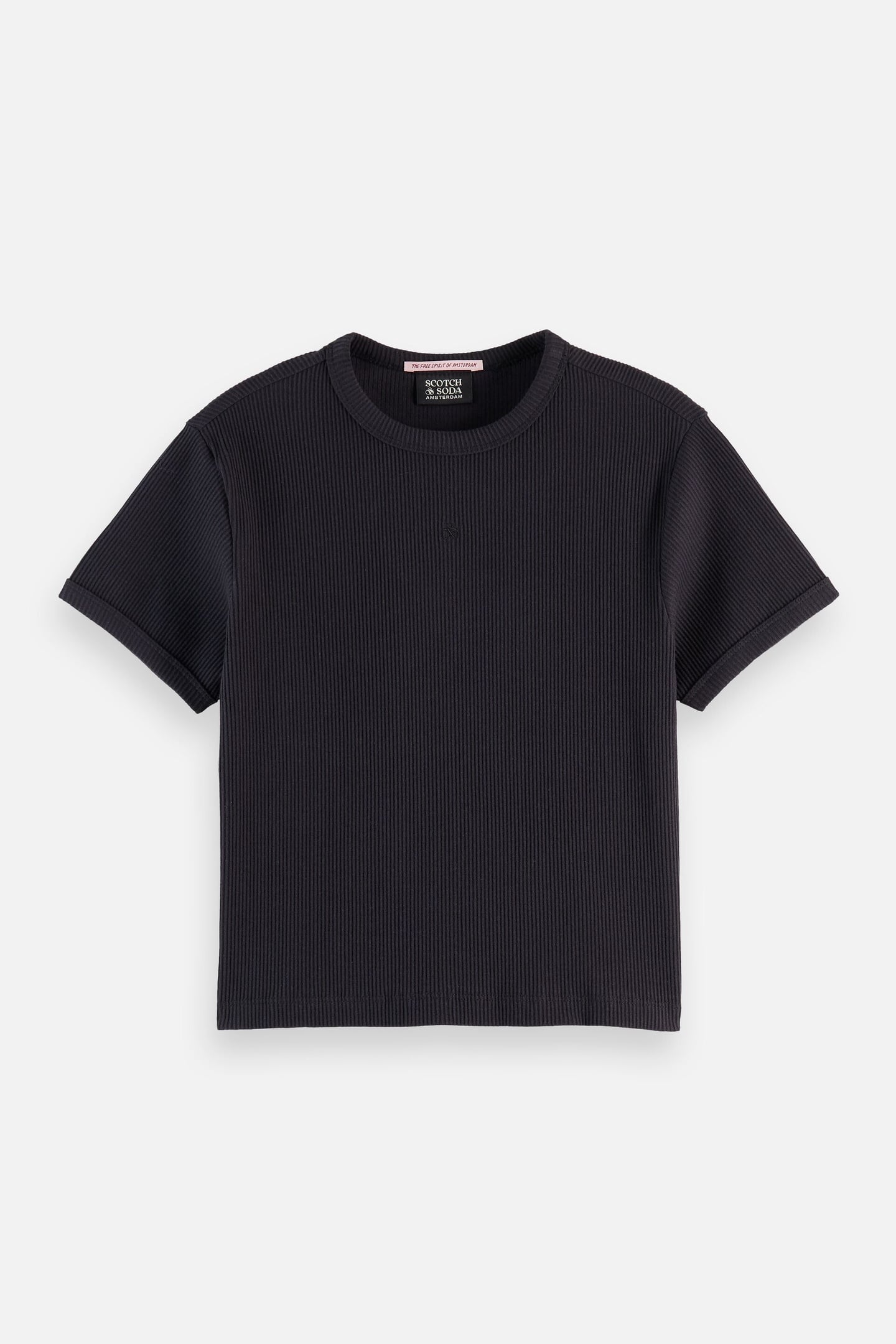 BABY RIB T-SHIRT BLACK 4