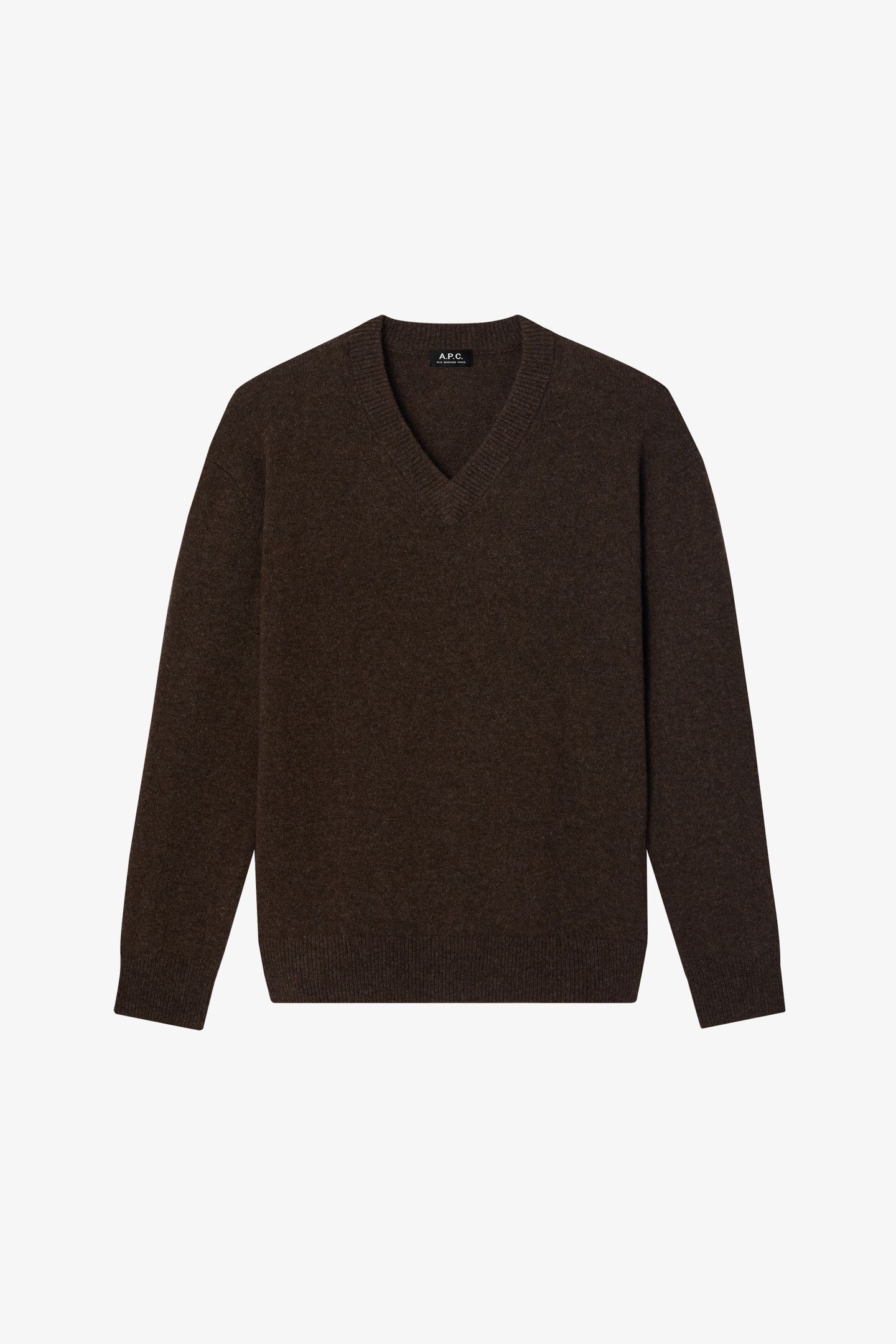 UNISEX SWEATER DANY HEATHERED BROWN 2