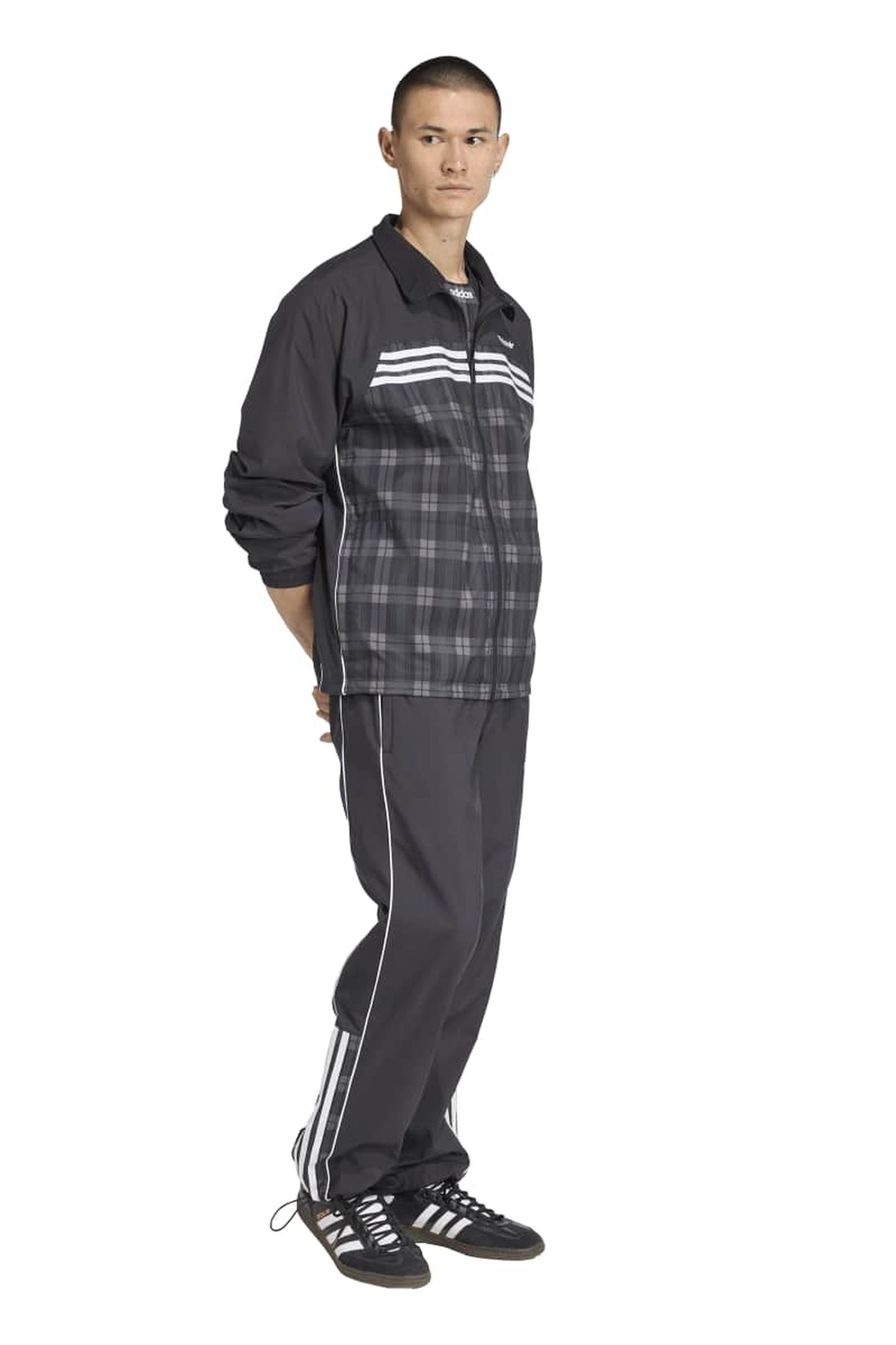 UNISEX GRAPHIC LOOSE TRACK PANTS BLACK 6