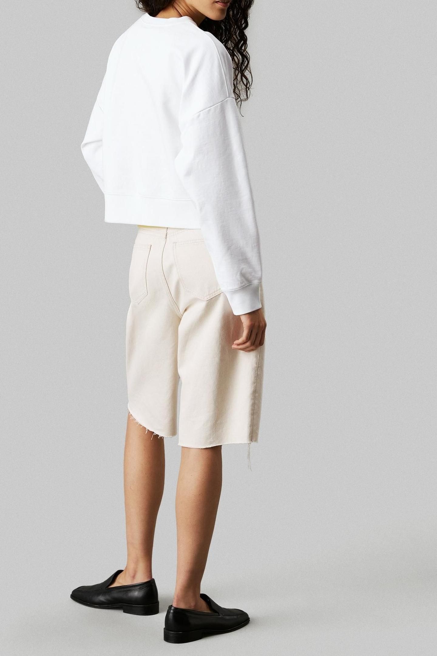 LS MONOLOGO FRENCH TERRY BRIGHT WHITE 5