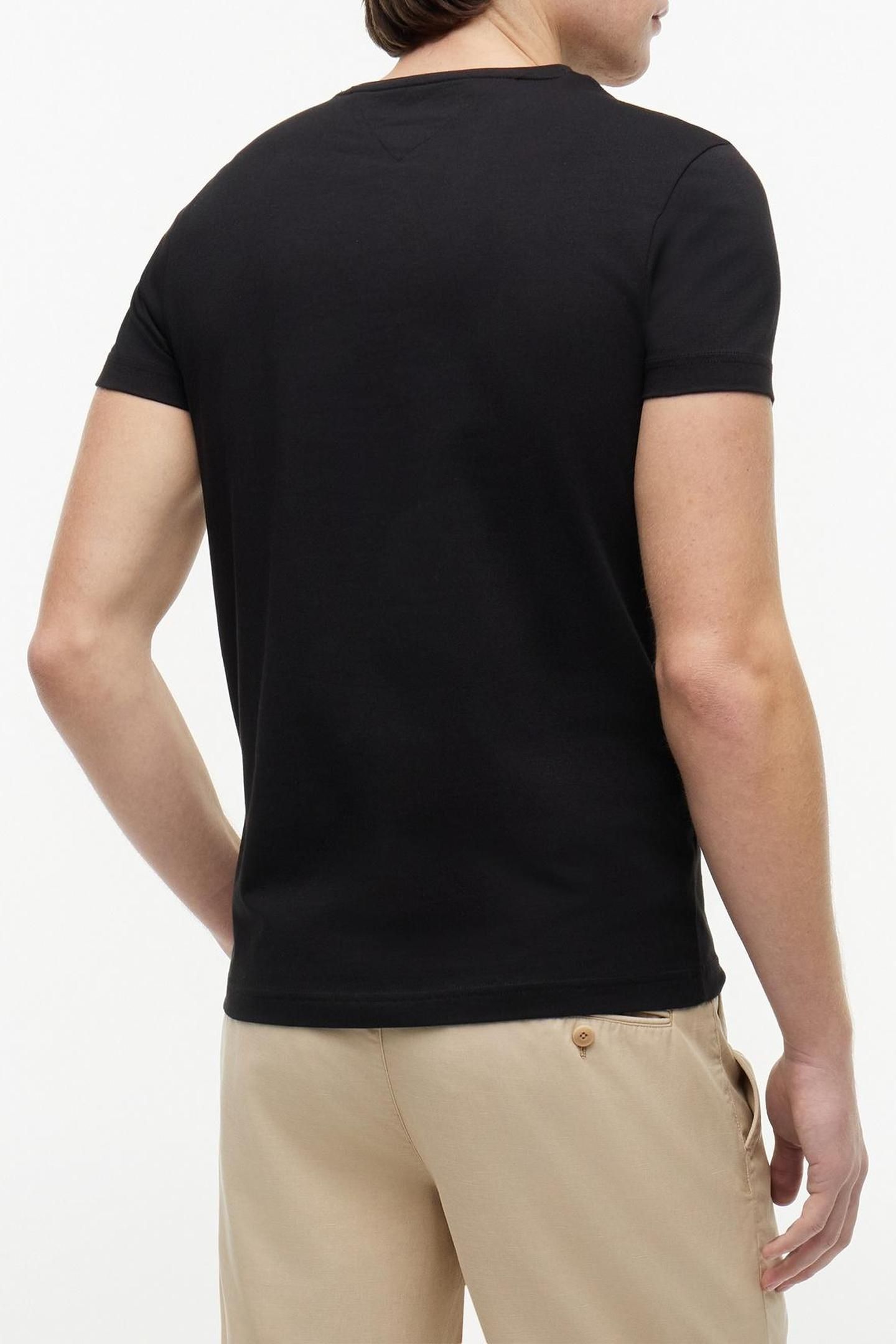CORE STRETCH SLIM C-NECK BLACK 2