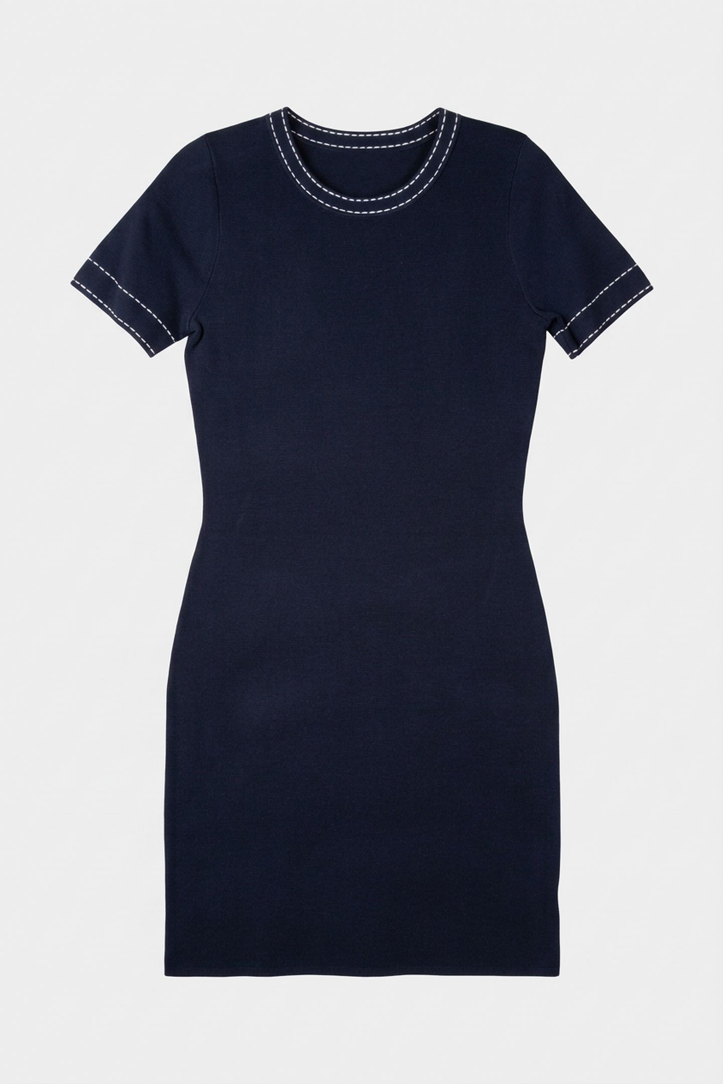 CONTRS STITCH SS MINI DRESS MIDNIGHT BLUE 3