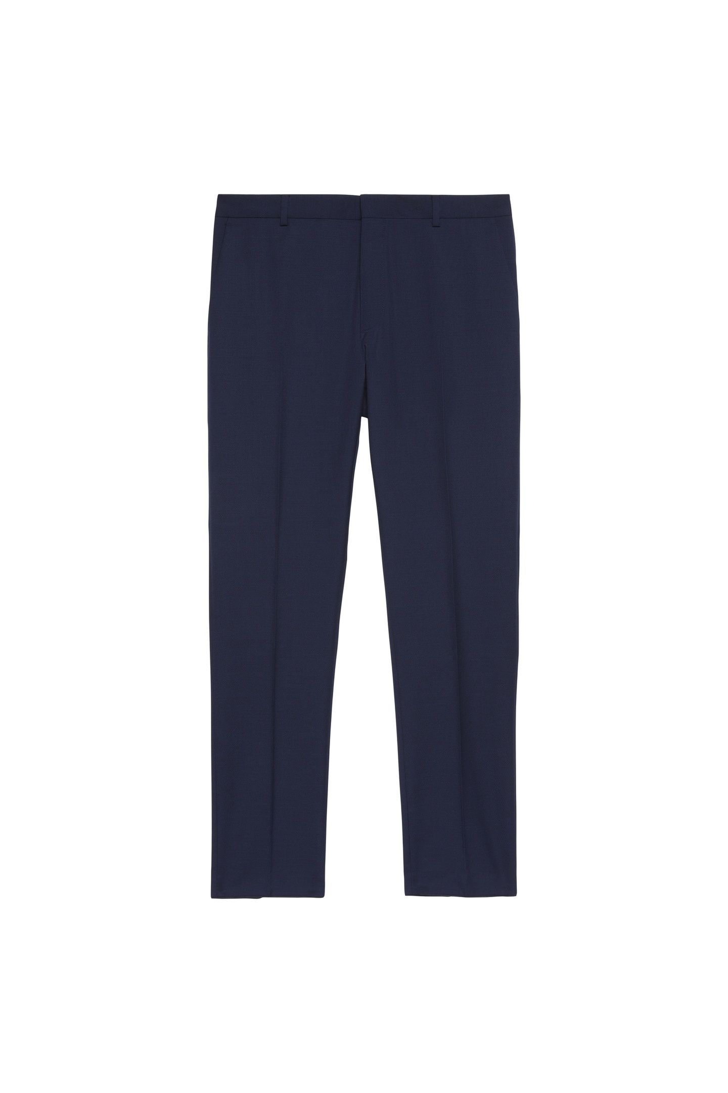 BIRDS EYE SLIM TROUSERS INK 4