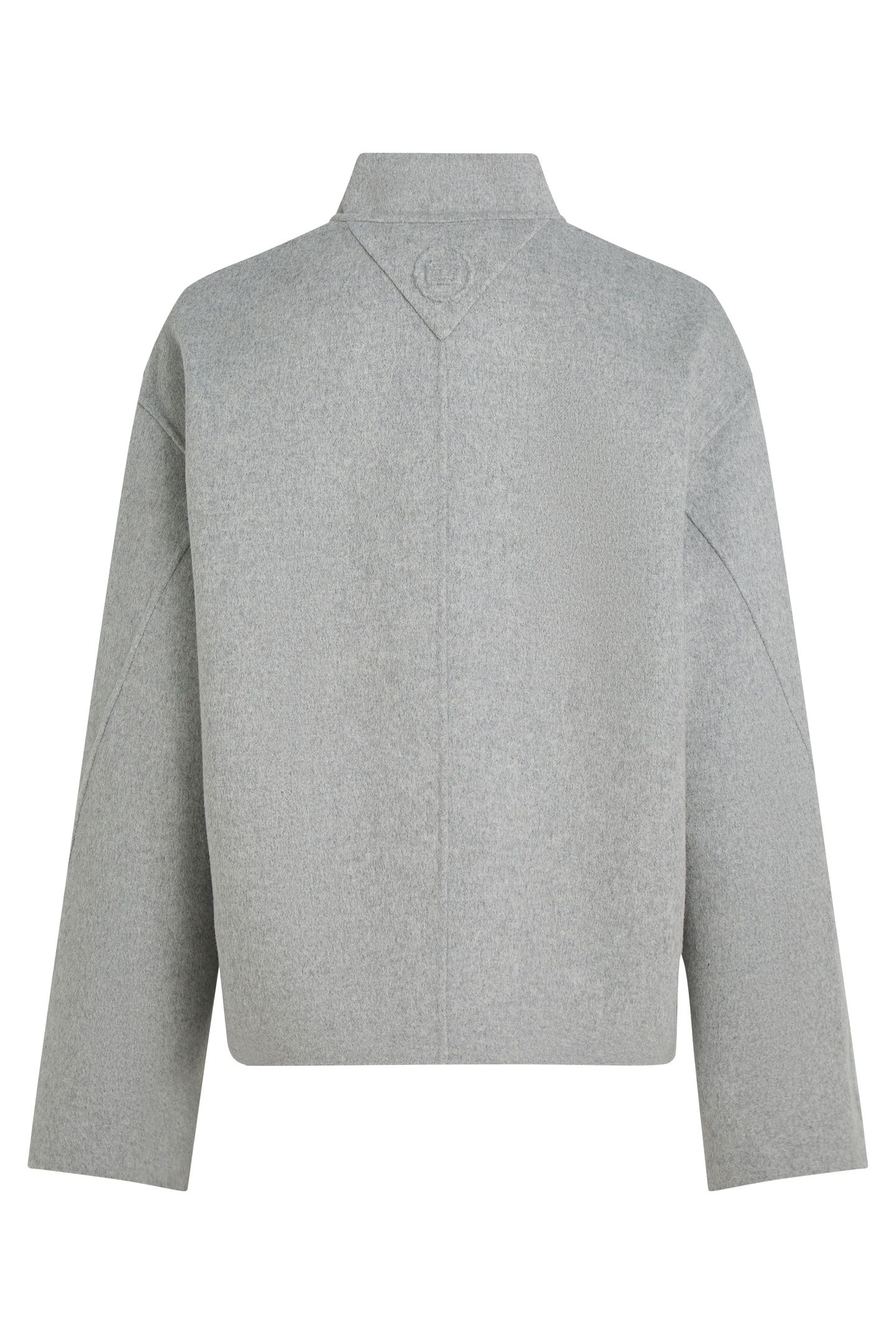 DF WOOL BOMBER JACKET LIGHT GREY HEATHER 5