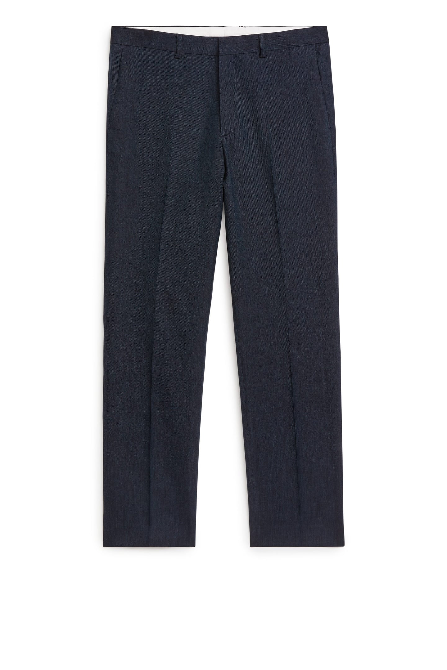 ELDAR COTTON/HEMP TROUSERS BLUE 3