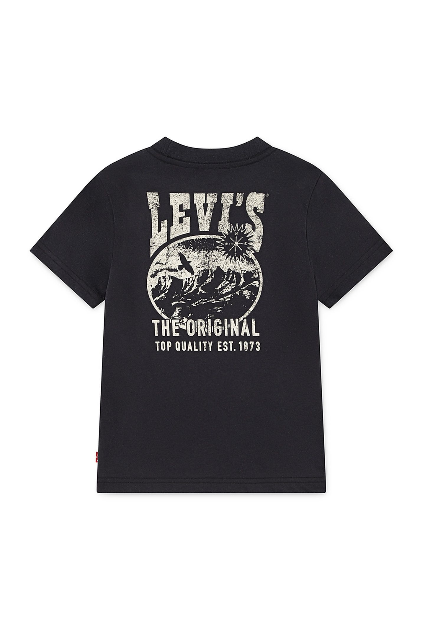 BOYS VALLEY VIEW TEE JET BLACK 2