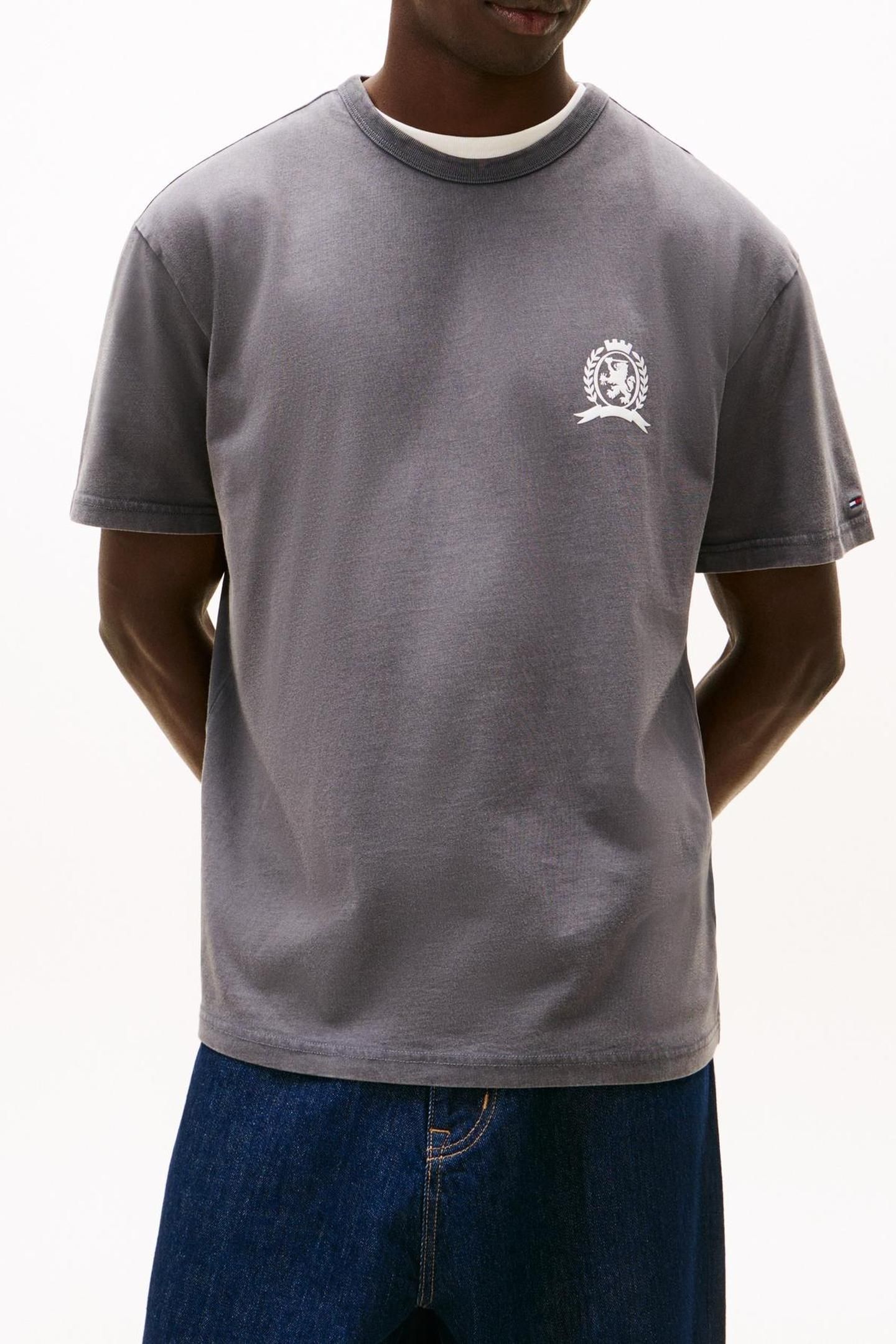 TJM RELAXED CREST PLAY TEE WASHED BLACK 1