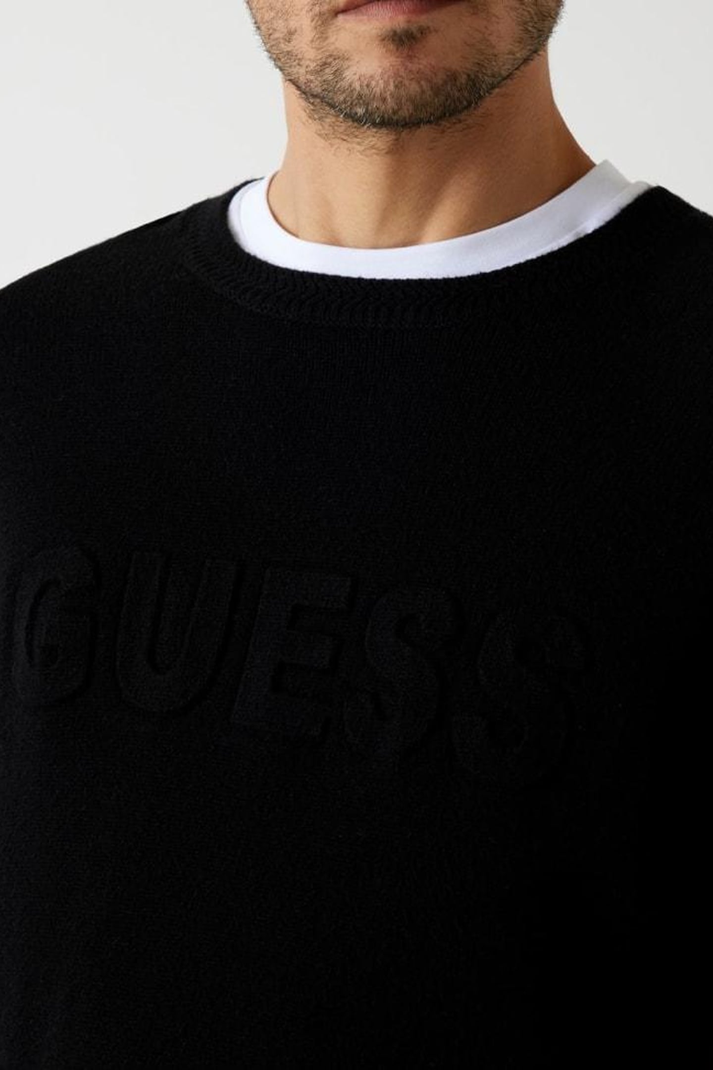 LS CN 3D GUESS LOGO JET BLACK A996 5