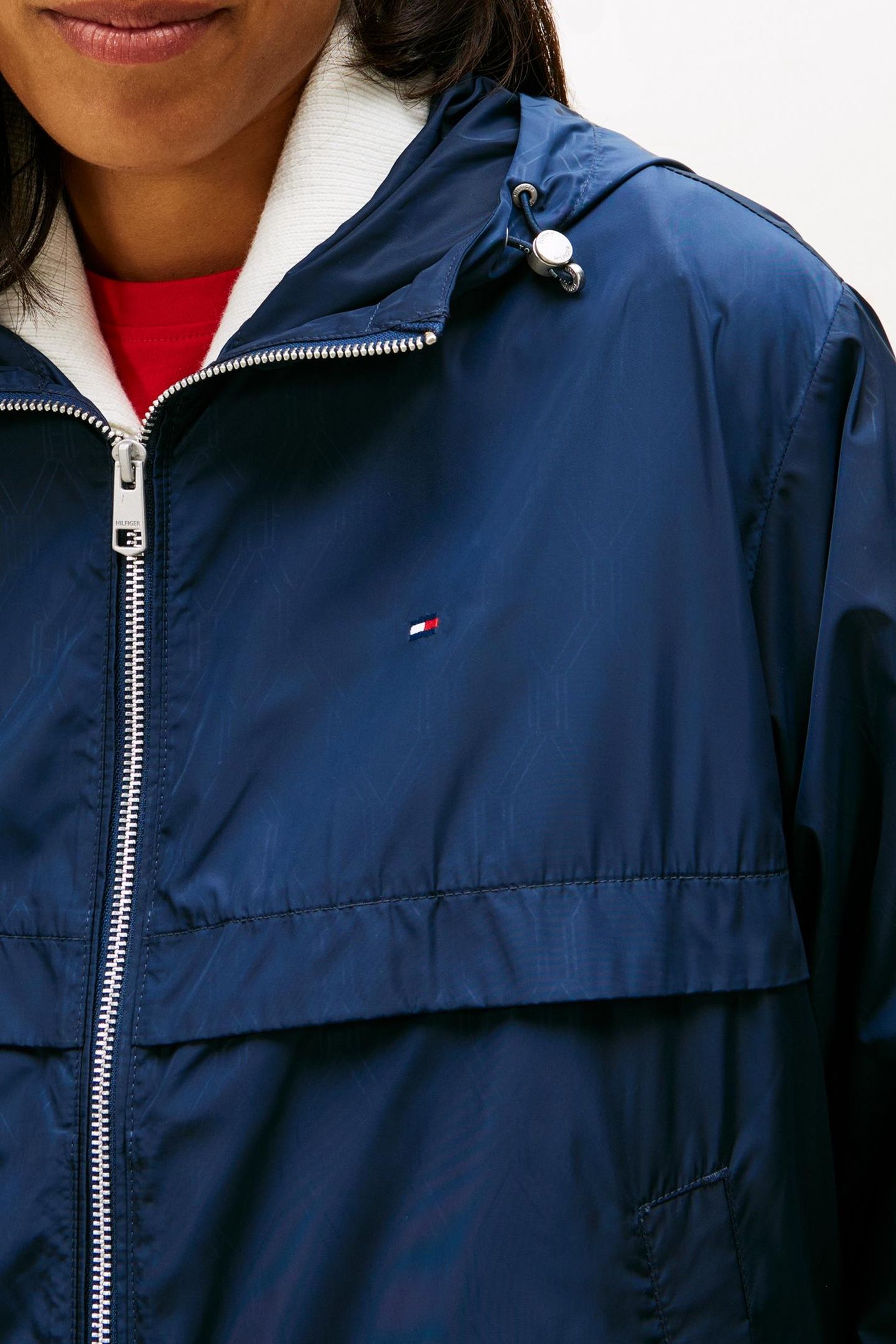 NYLON FLAG AOP WINDBREAKER DARK NIGHT NAVY 5