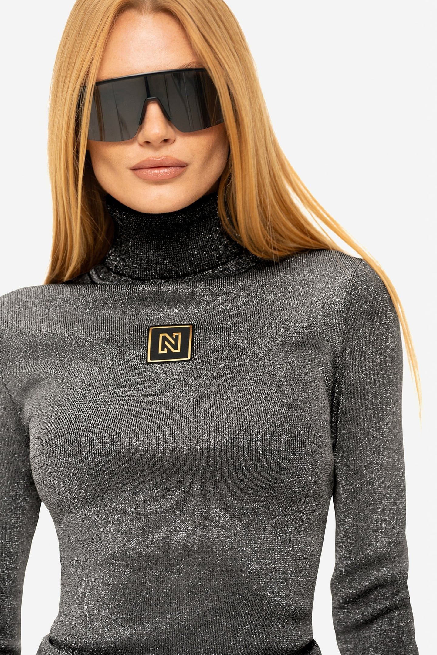 NOROTON SHINY TURTLENECK BLACK 4