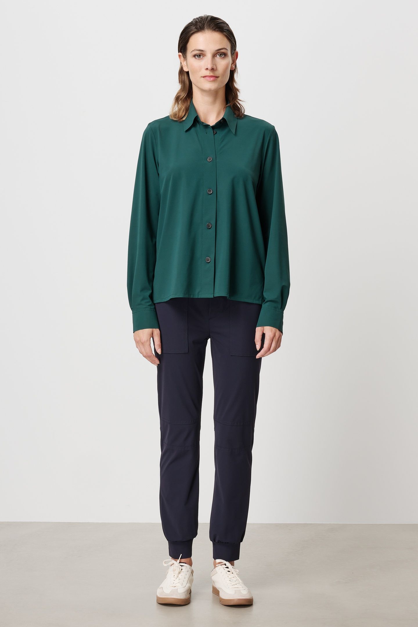AVON BOXY SHIRT PINE GREEN 2