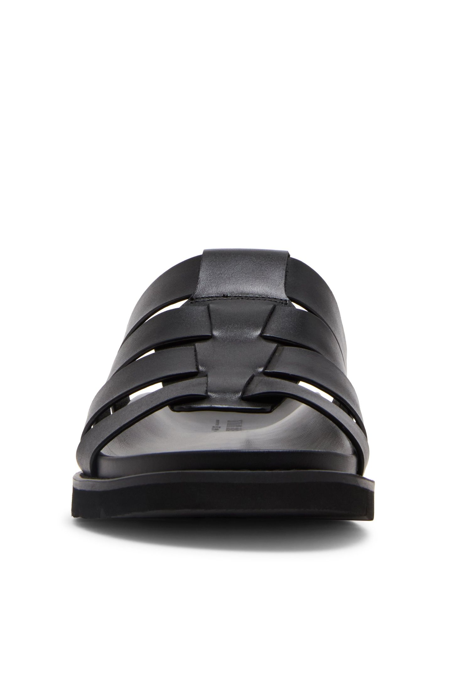 ANKARA SANDALS BLACK LEATHER 3