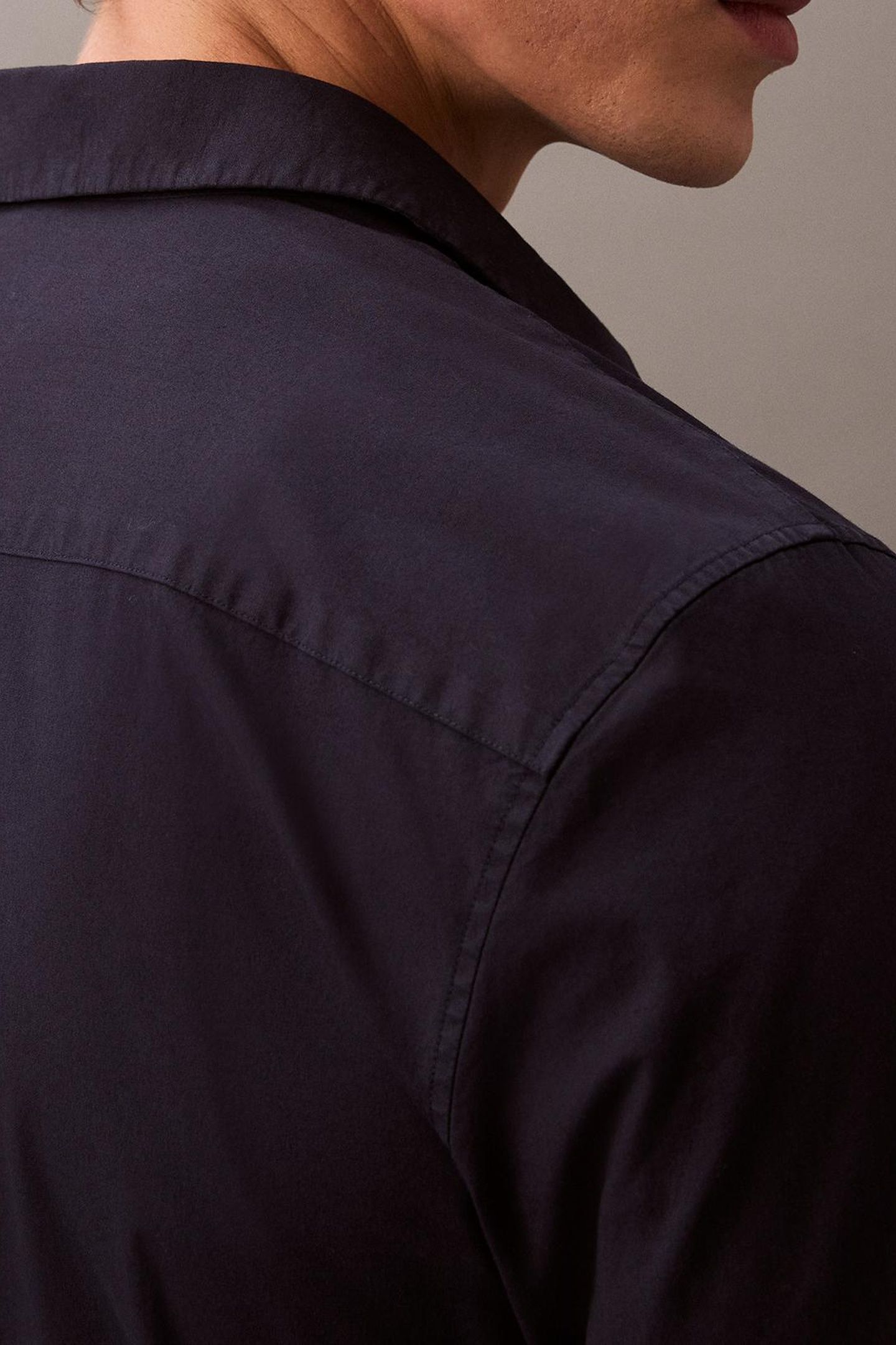 LS SOLID STRETCH SHIRT DARK SAPPHIRE 7
