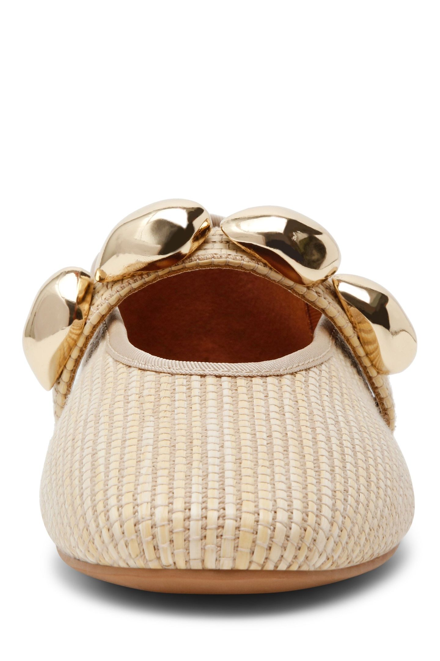 POPPIN FLAT SHOES NAT RAFFIA 3