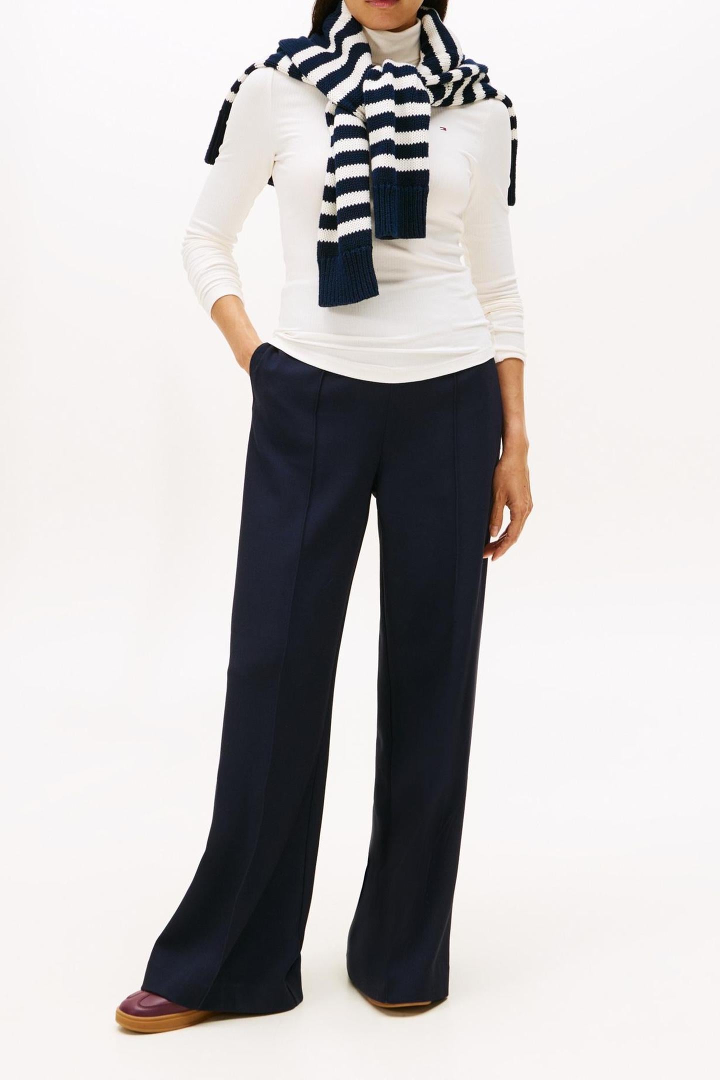 SLIM 5X2 RIB ROLL-NECK IVORY SILK 2