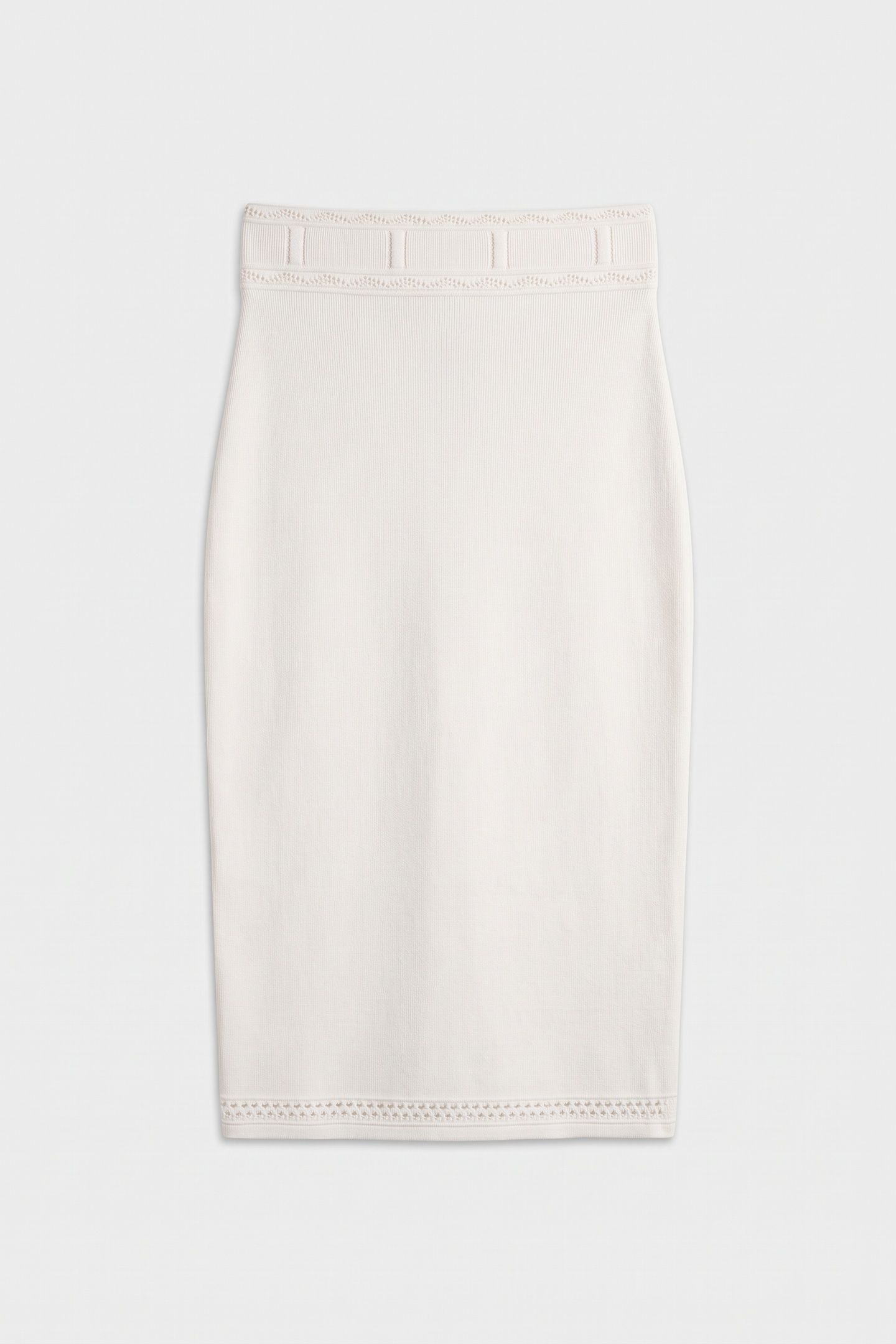 MID-LENGTH SKIRT ECRU 3