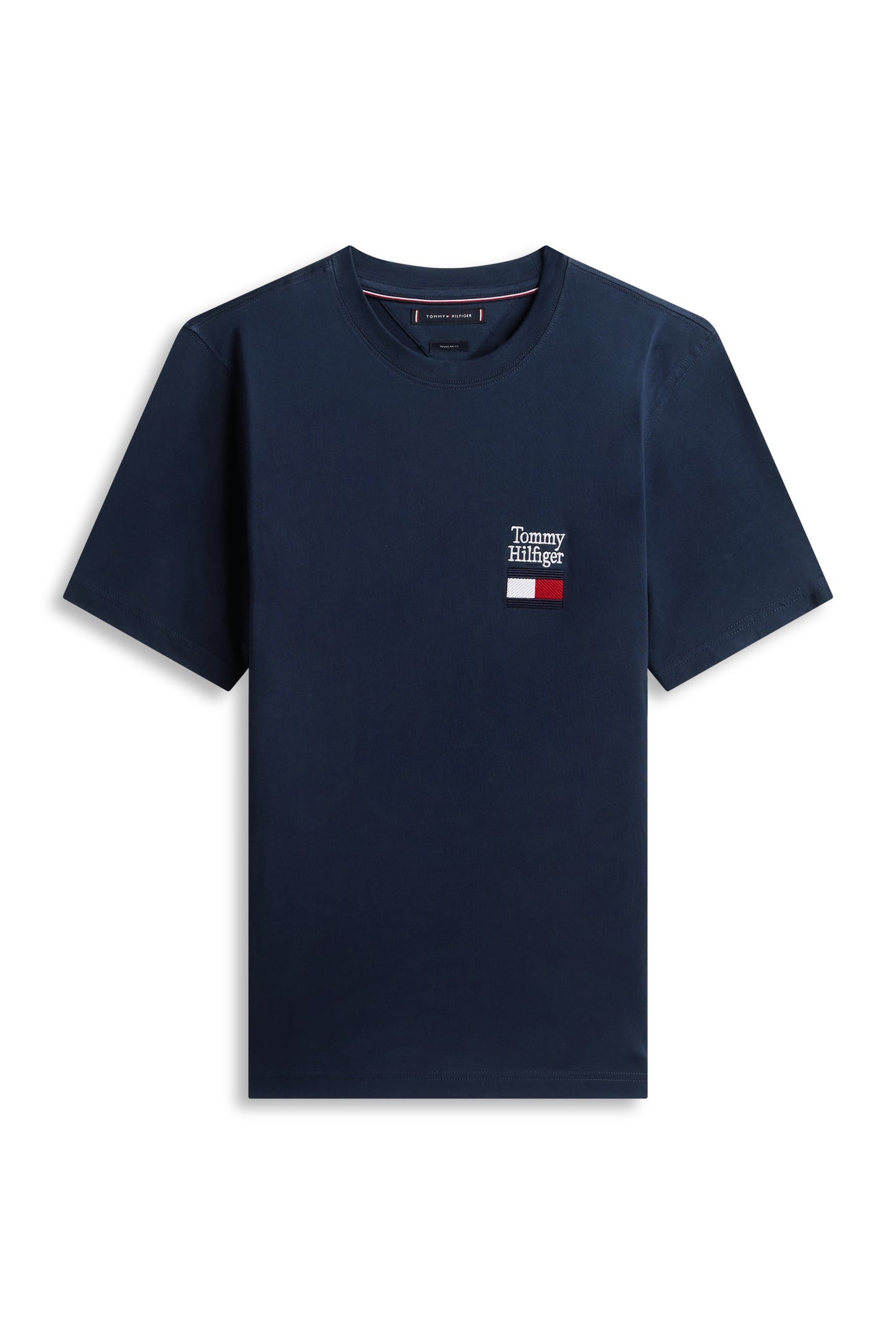 BRAND LOVE TEXT STACK TEE NAVY BLUE 4