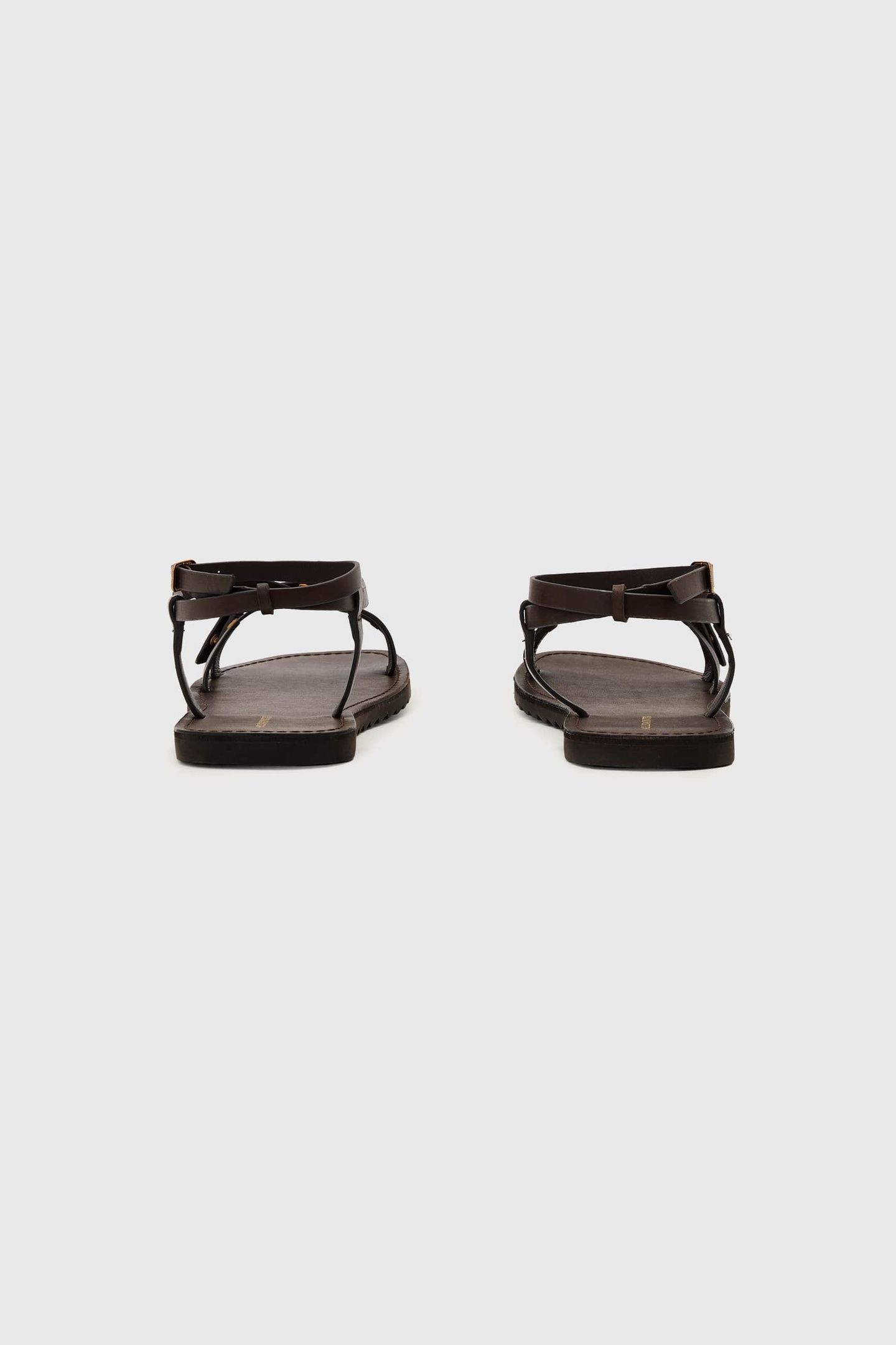 TYLA EYELET SANDAL DARK BROWN 4