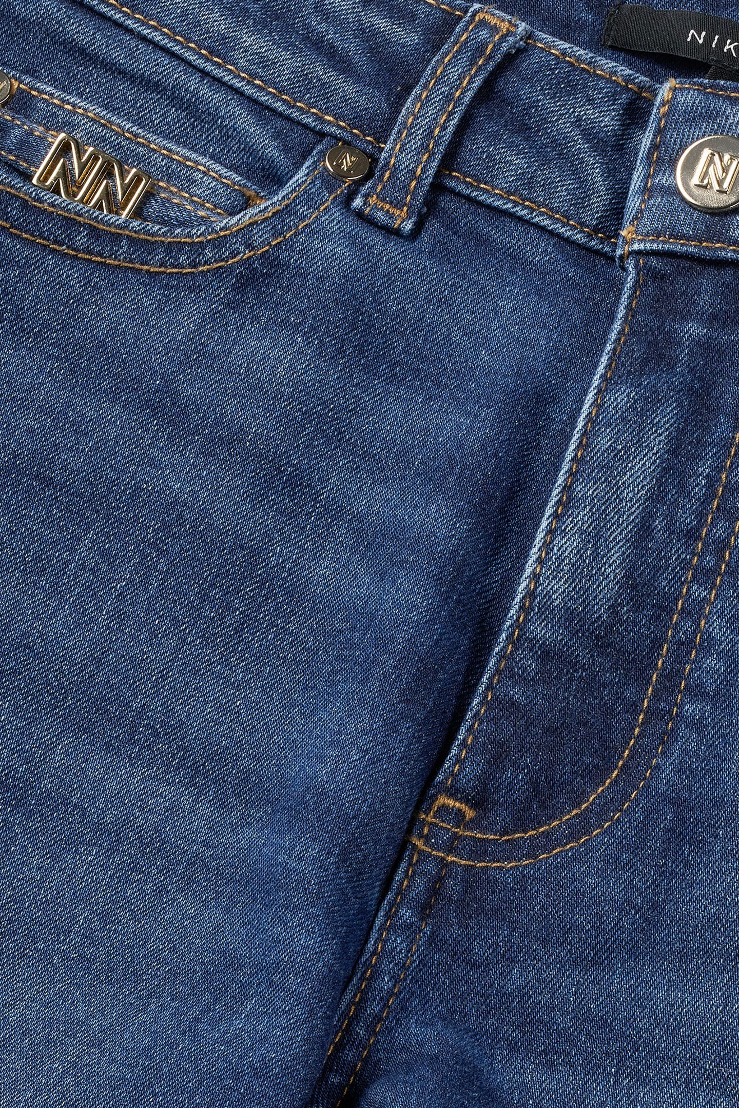 ESSIA BLUE FLARE JEANS BLUE DENIM 5