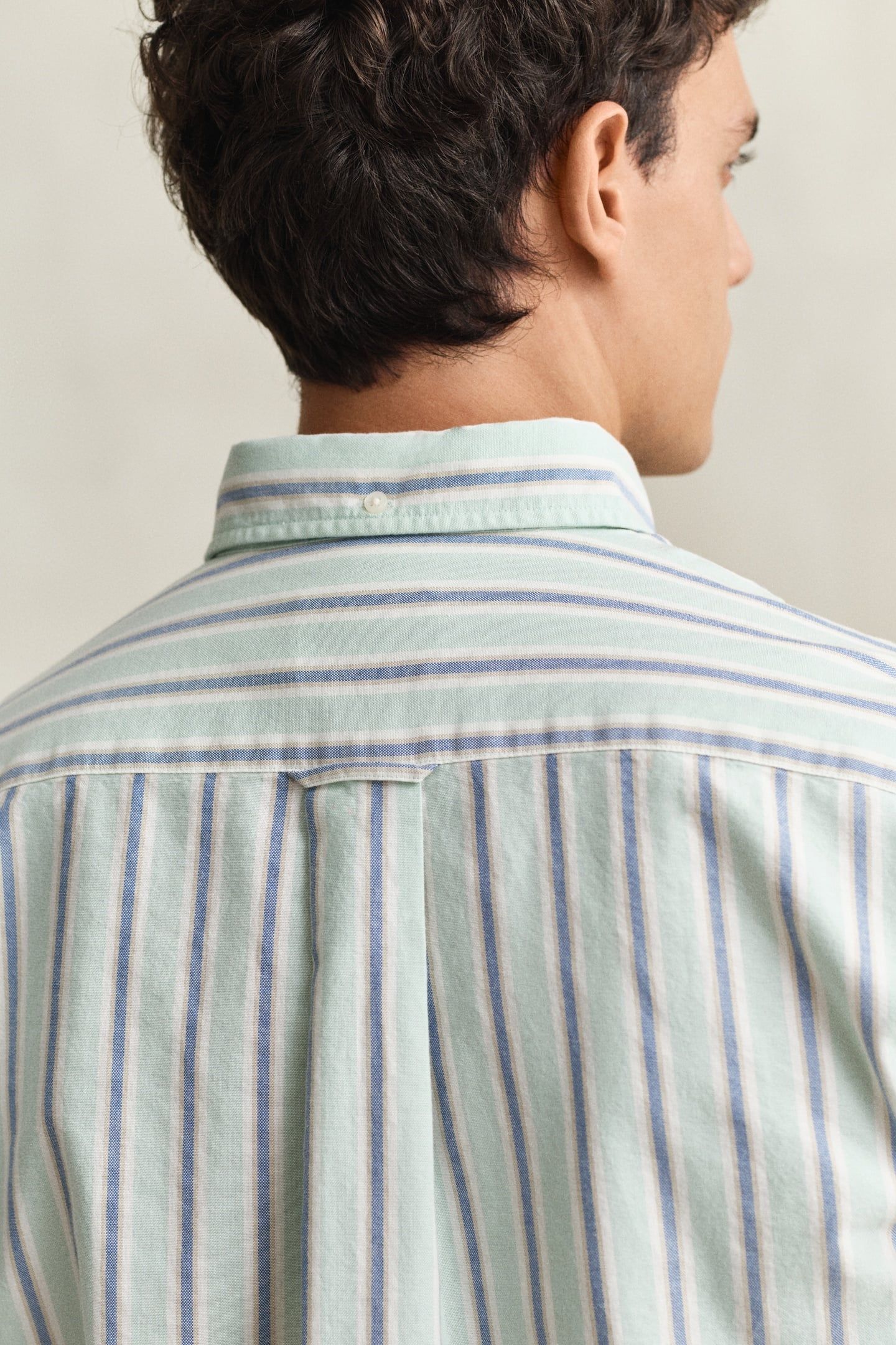 REG ARCHIVE OXFORD STRIPE SHIRT TURQUOISE 5